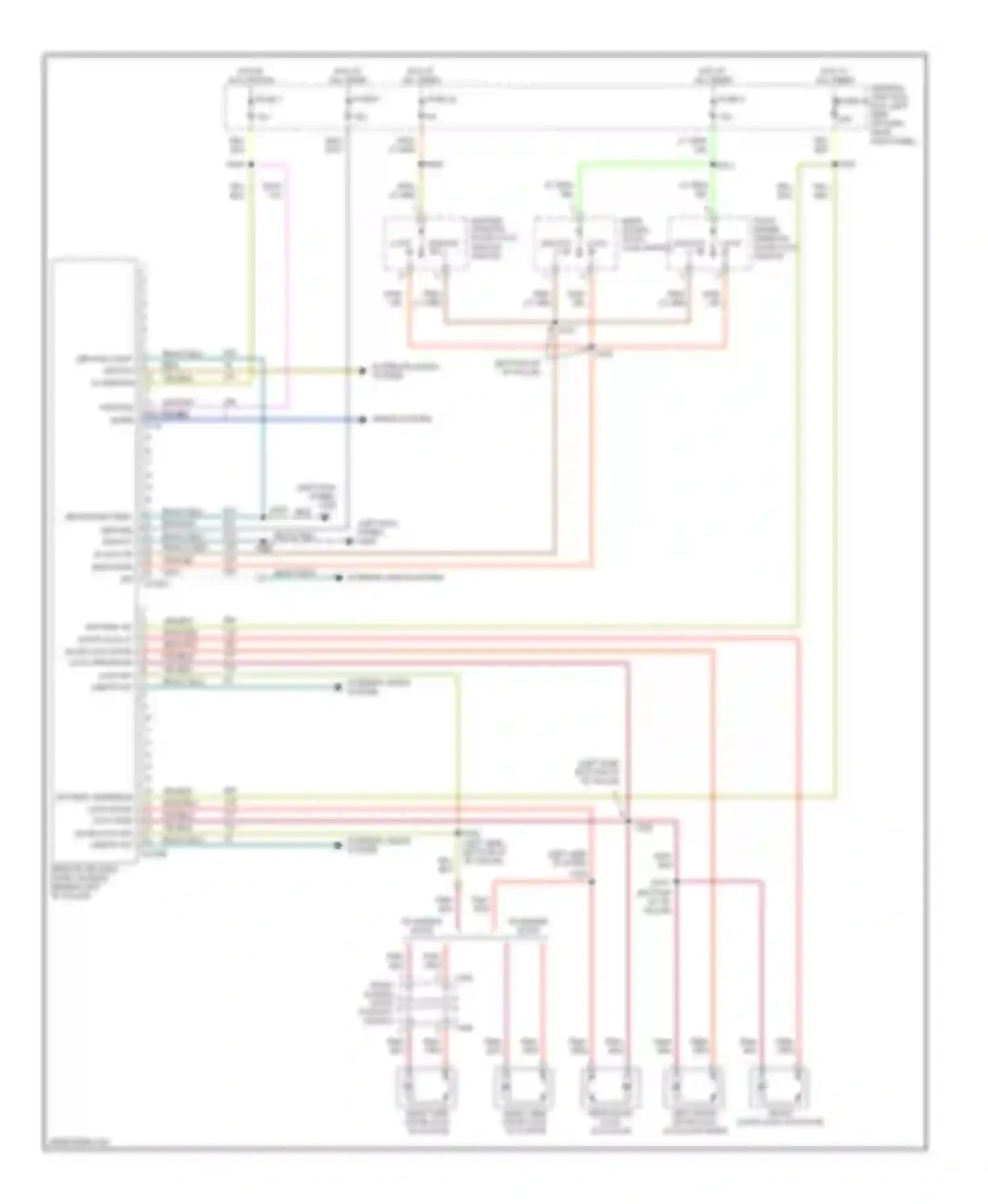 Econoline E150 Ford  (1997-2012): Keyless entry circuit