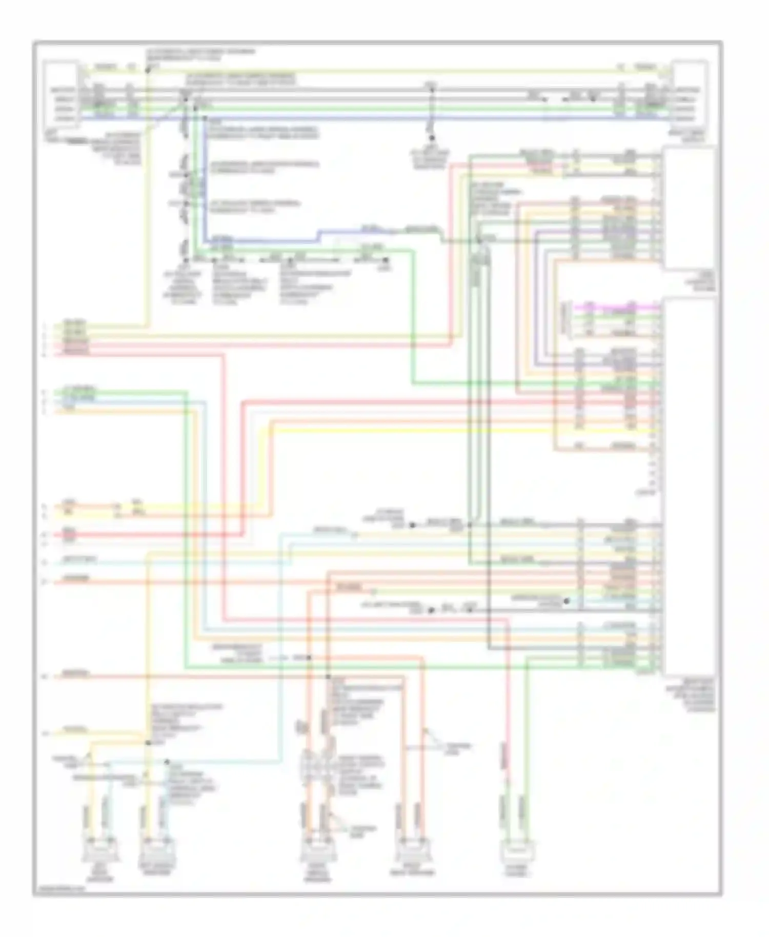 Econoline E150 Ford  (1997-2012): Radio circuit, with rear entertainment (2 of 2)