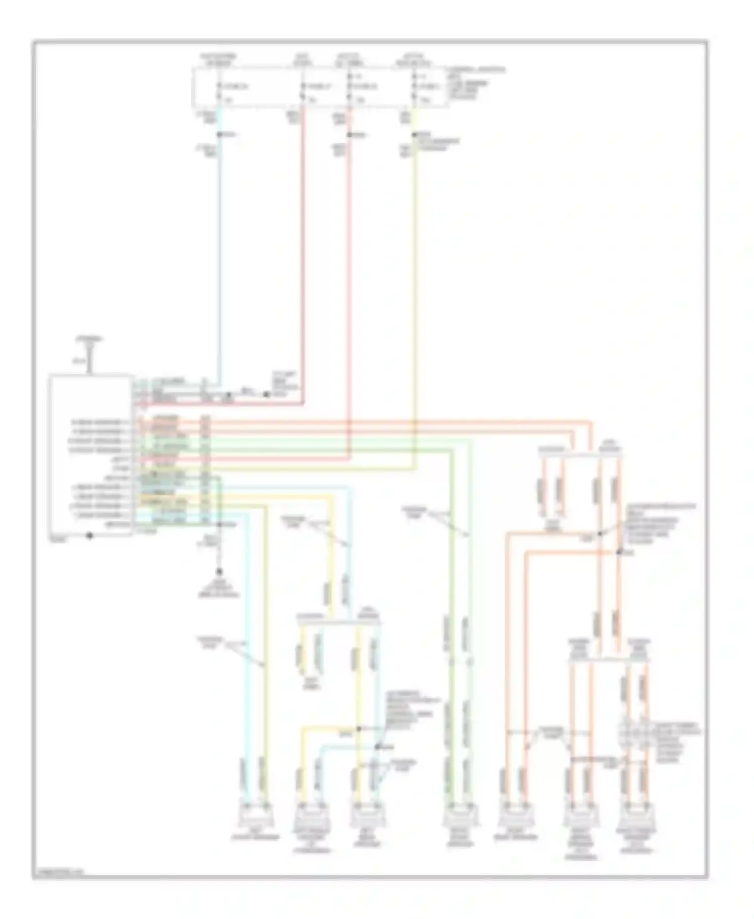 Econoline E150 Ford  (1997-2012): Radio circuit, without rear entertainment