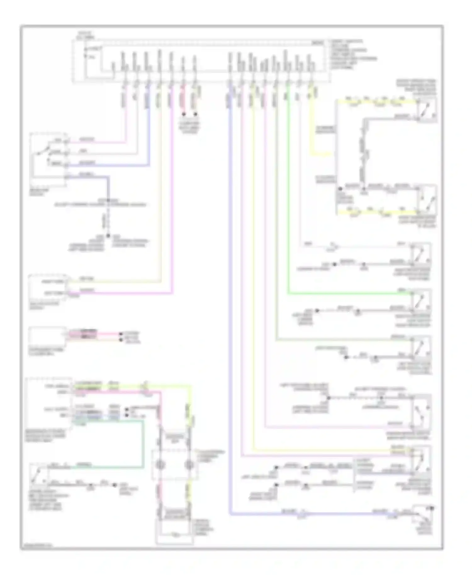 Econoline E150 Ford  (1997-2012): Chime circuit