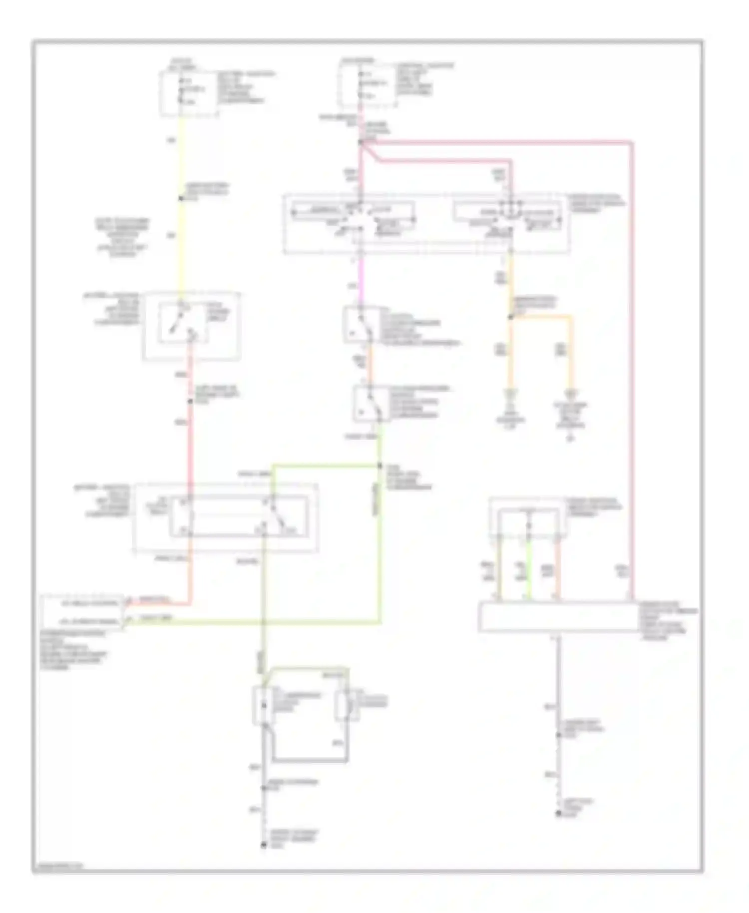 Wiring diagram a/c clutch solenoid for Ford Econoline E150  (1997-2012) (2 of 3)