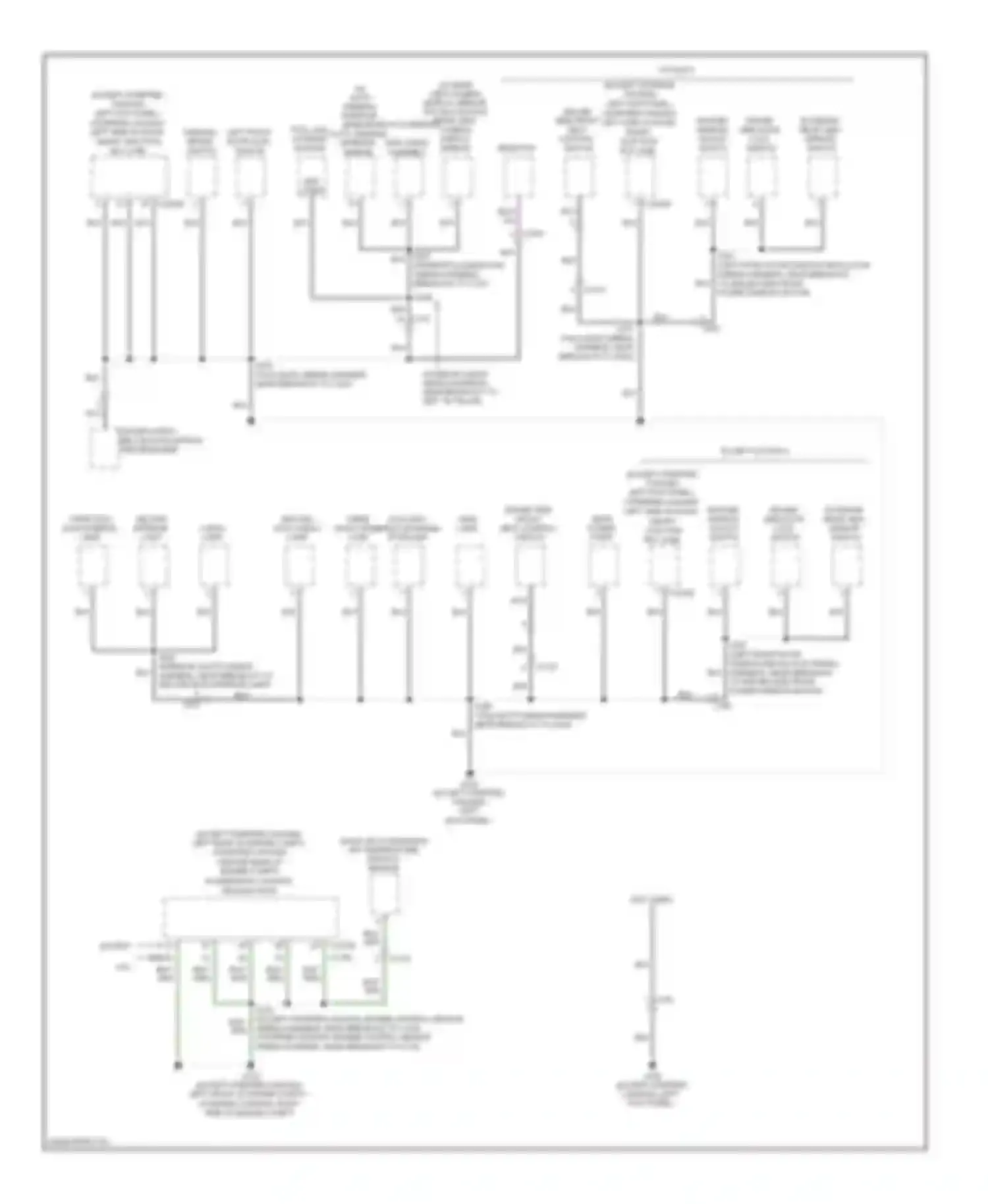 Wiring diagram auxiliary high cargo mounted lamp stoplamp for Ford Econoline E150  (1997-2012) (1 of 1)