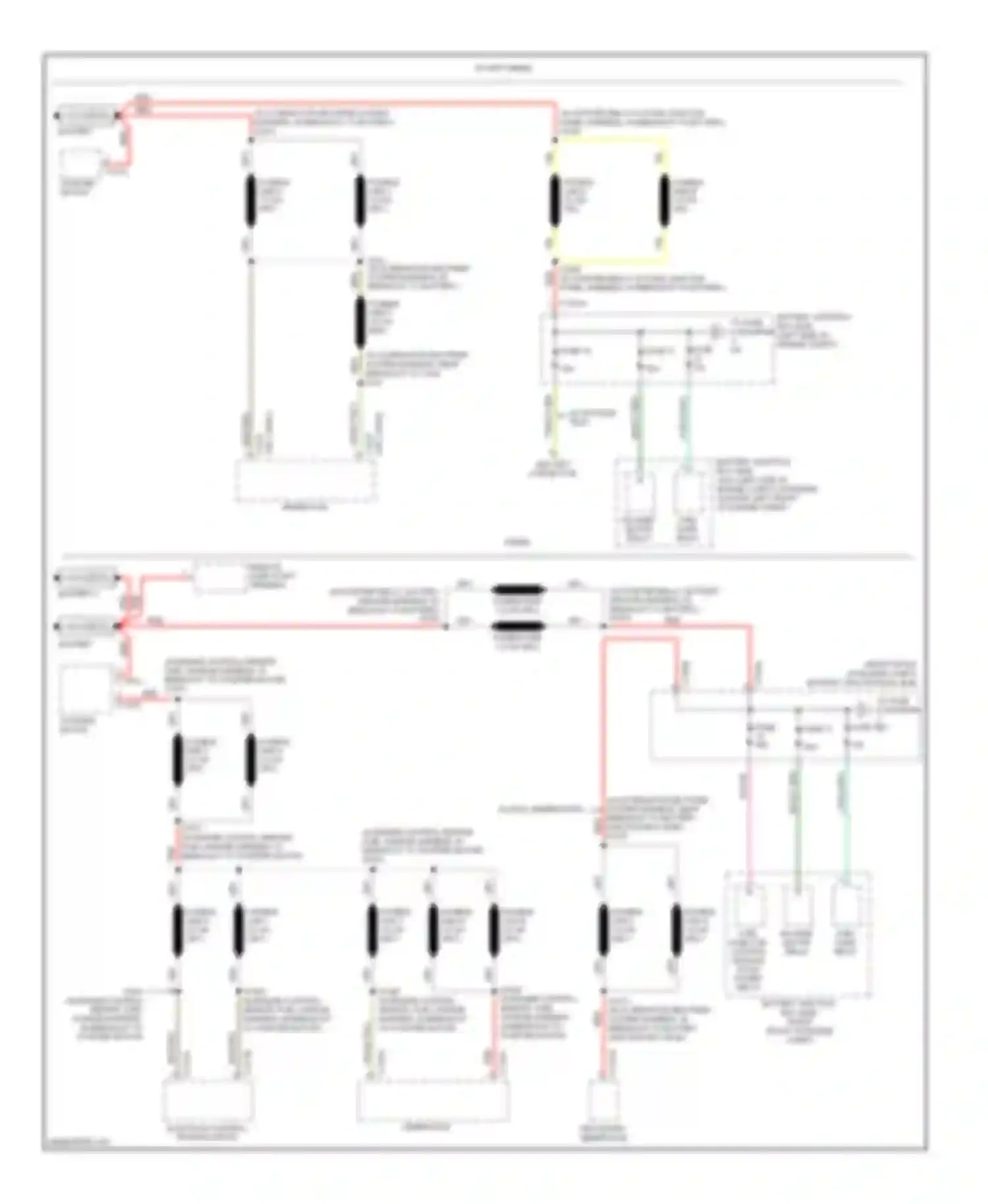 Wiring diagram battery 2 for Ford Econoline E150  (1997-2012) (6 of 7)