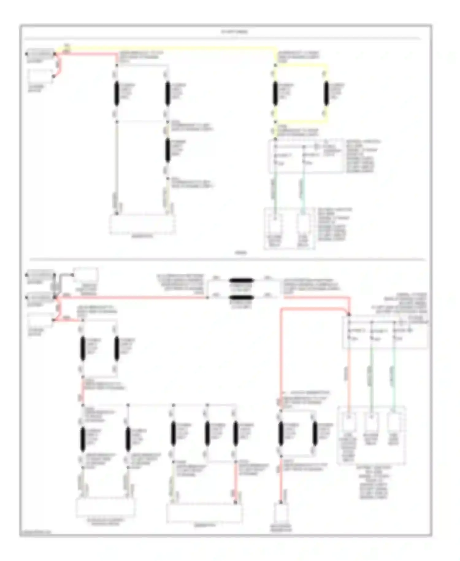 Wiring diagram battery ii for Ford Econoline E150  (1997-2012) (2 of 4)
