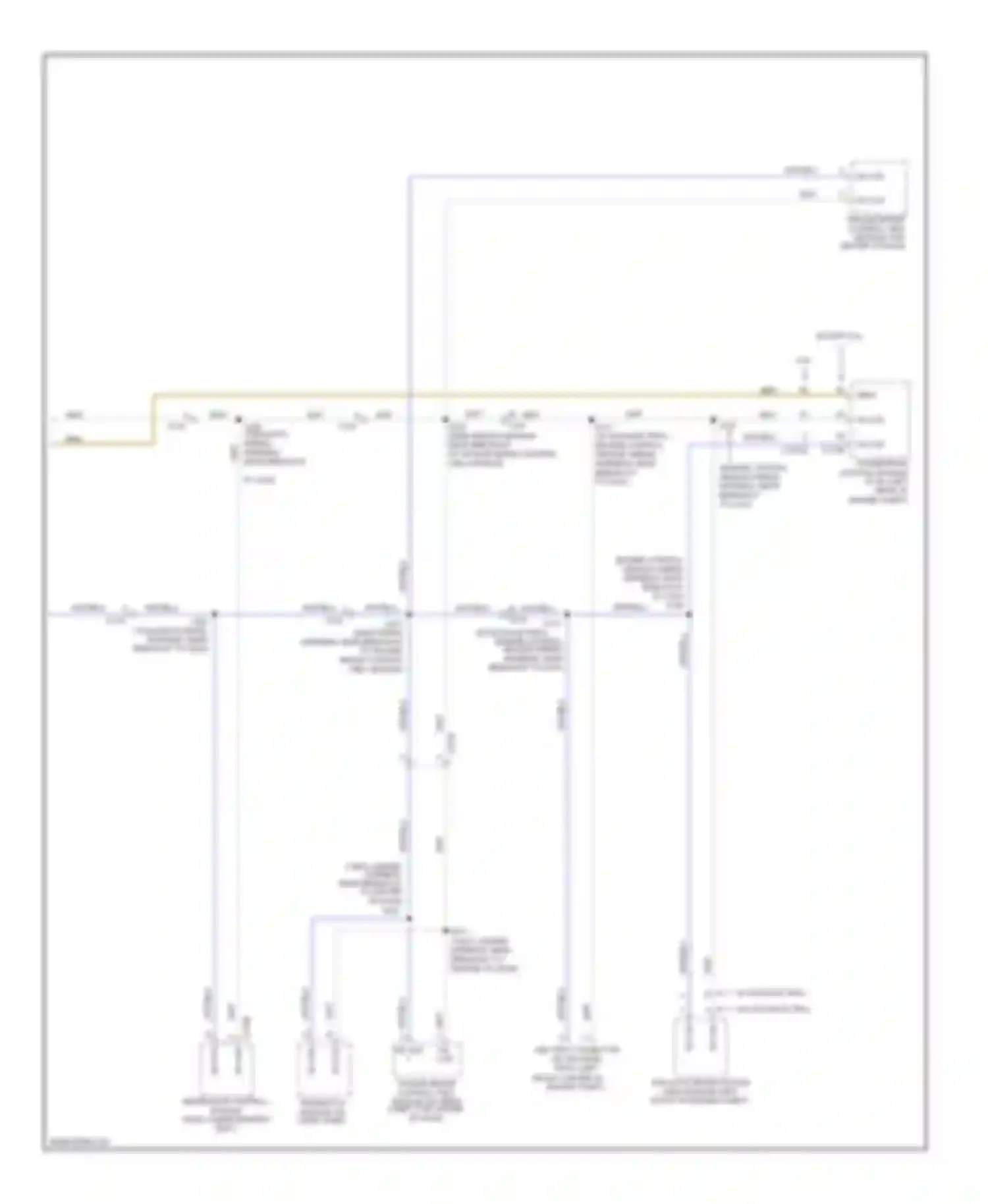 Wiring diagram (engine control sensor wiring harness, near breakout for Ford Econoline E150  (1997-2012) (3 of 4)