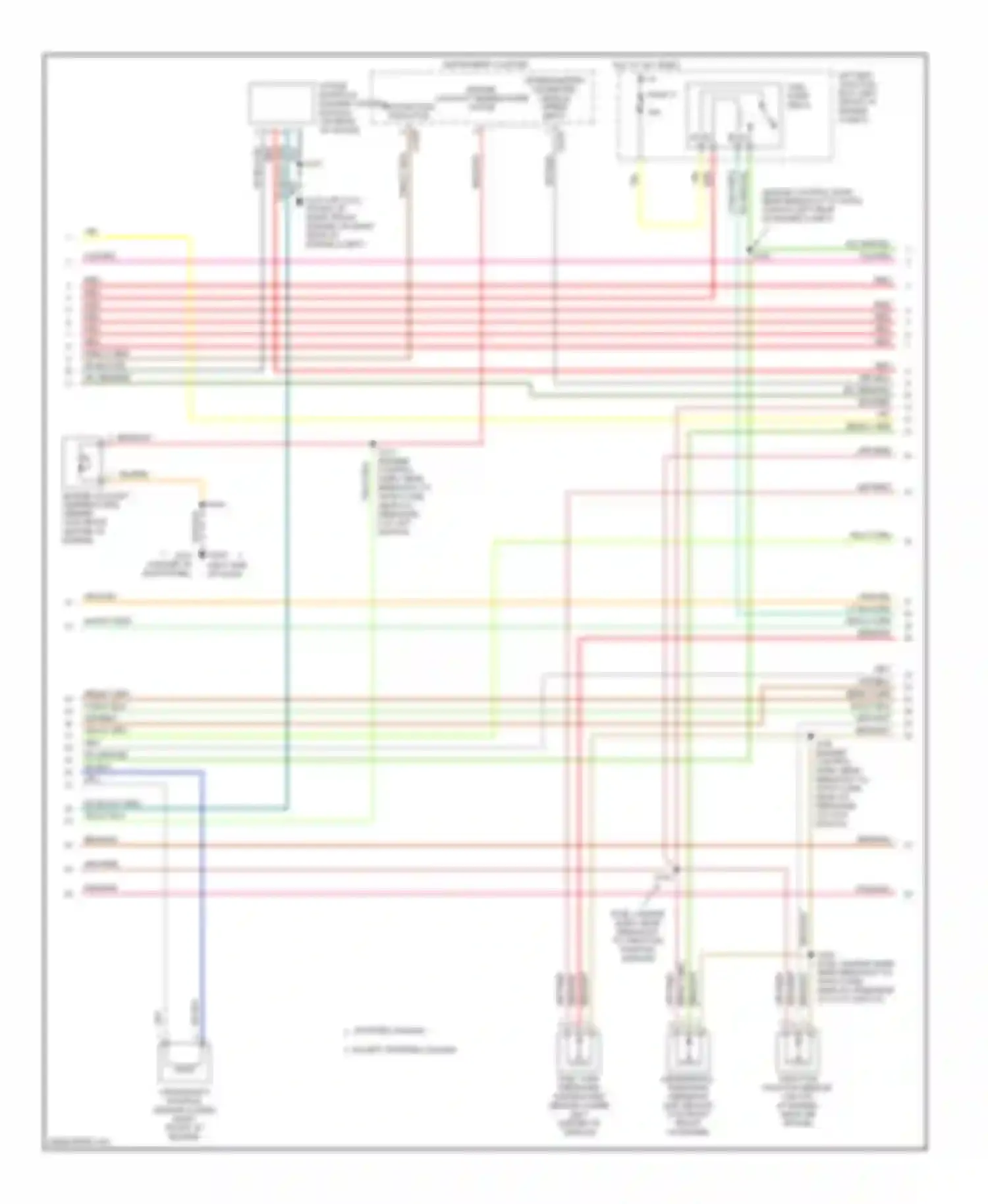 Wiring diagram except stripped chassis for Ford Econoline E150  (1997-2012) (8 of 58)