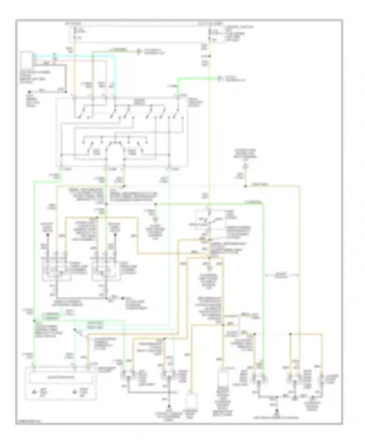 Wiring diagram (in taillight harness, near breakout for Ford Econoline E150  (1997-2012) (2 of 2)