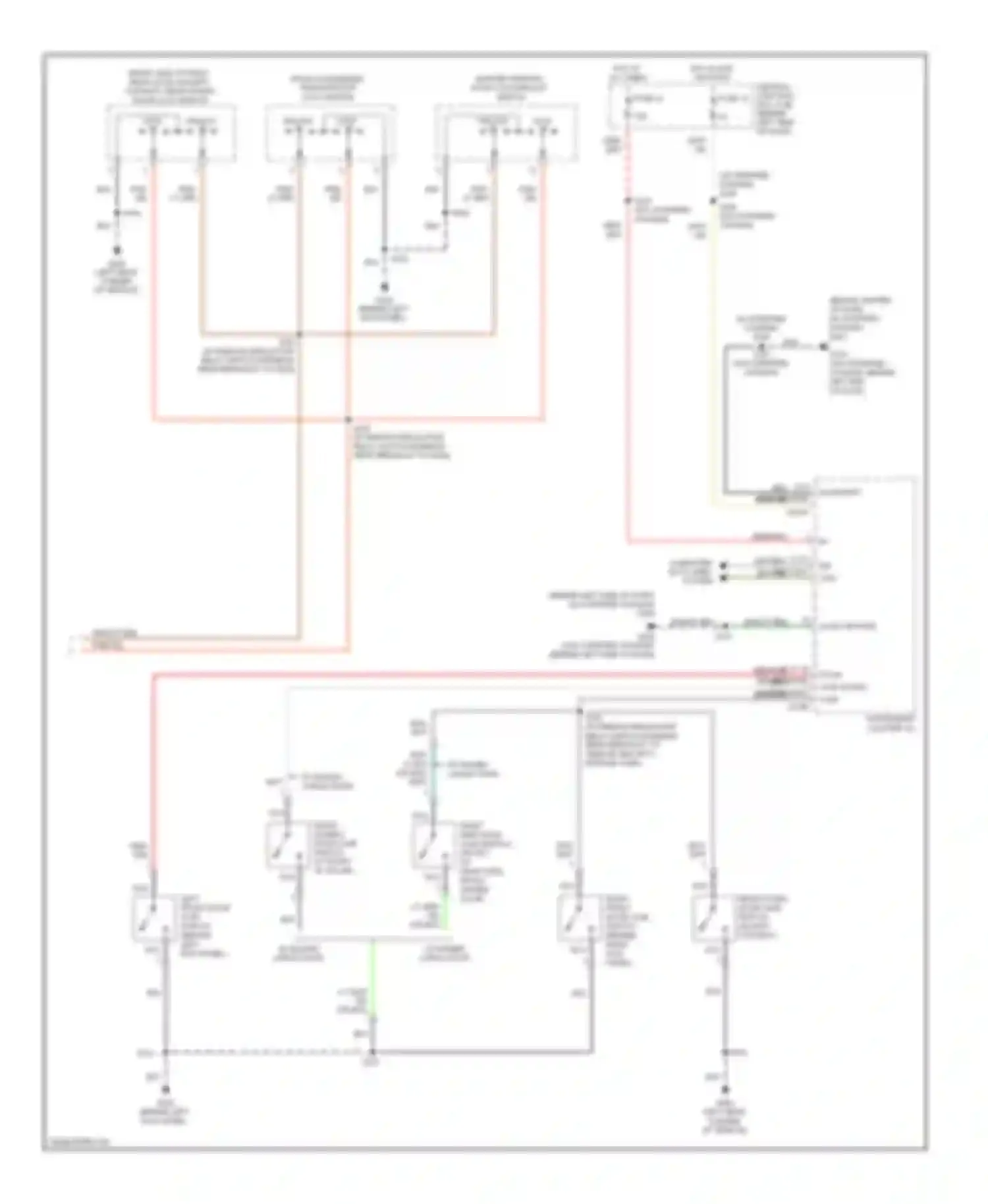 Wiring diagram lock unlock for Ford Econoline E150  (1997-2012) (2 of 3)