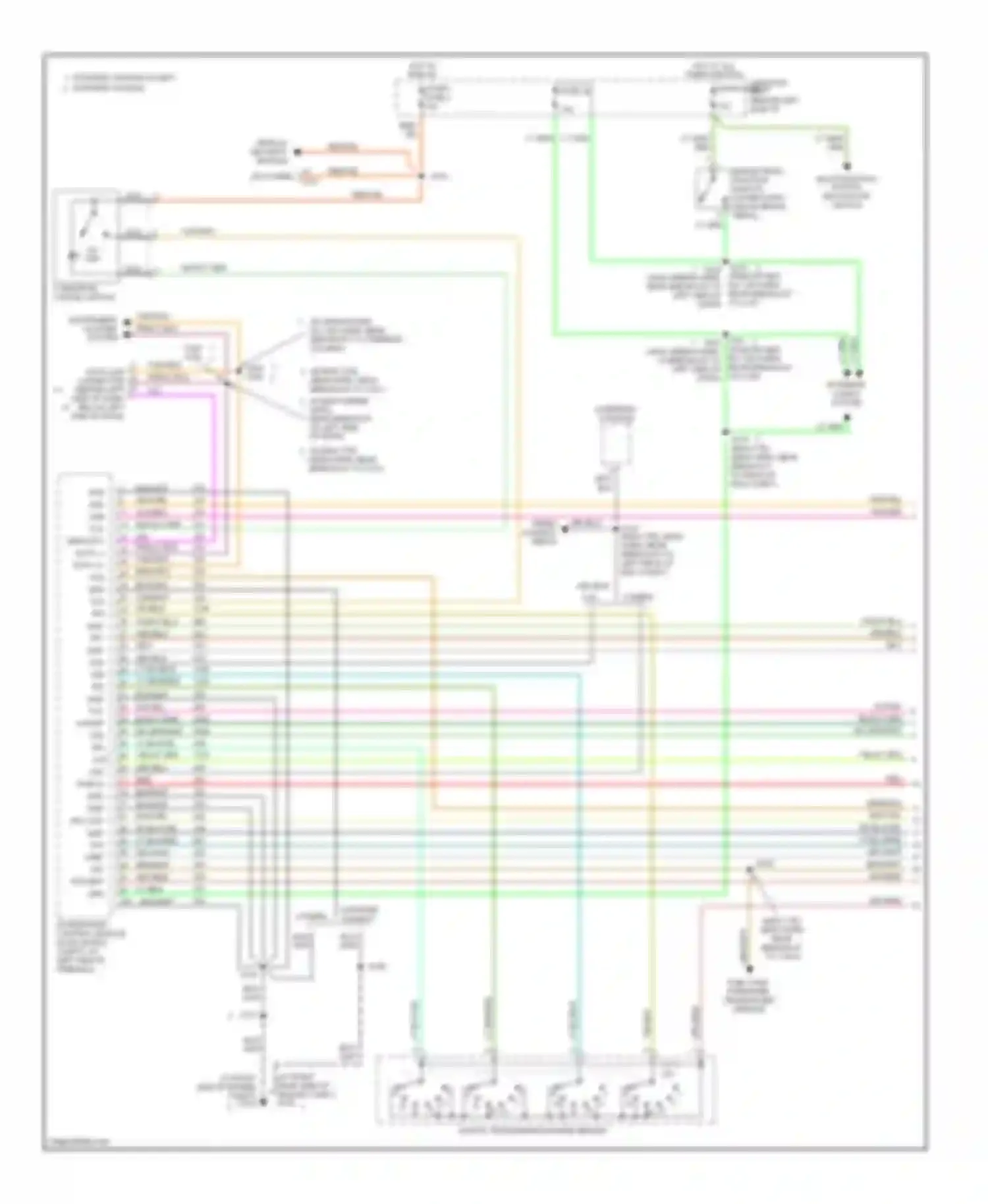 Wiring diagram overdrive cancel switch for Ford Econoline E150  (1997-2012) (15 of 27)