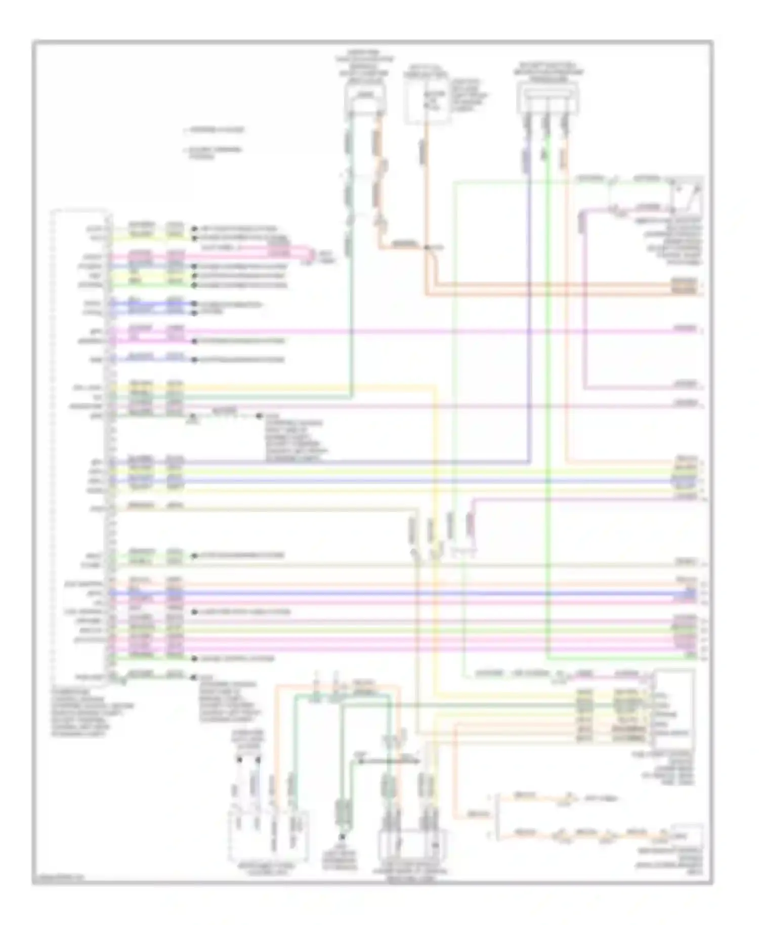 Wiring diagram power distribution system starting/charging system power distribution system for Ford Econoline E150  (1997-2012) (2 of 2)