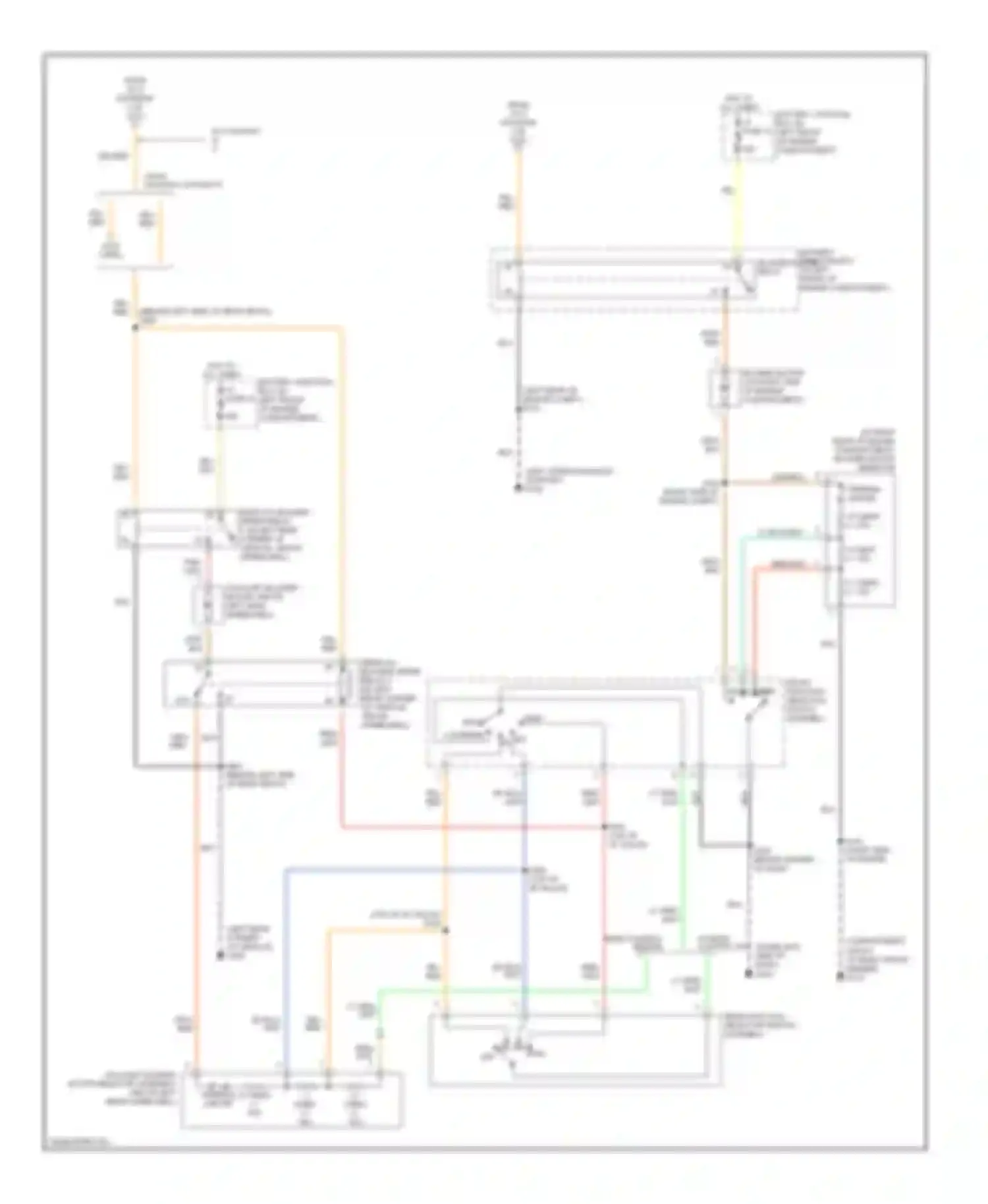 Wiring diagram rear function selector switch assembly for Ford Econoline E150  (1997-2012) (3 of 5)