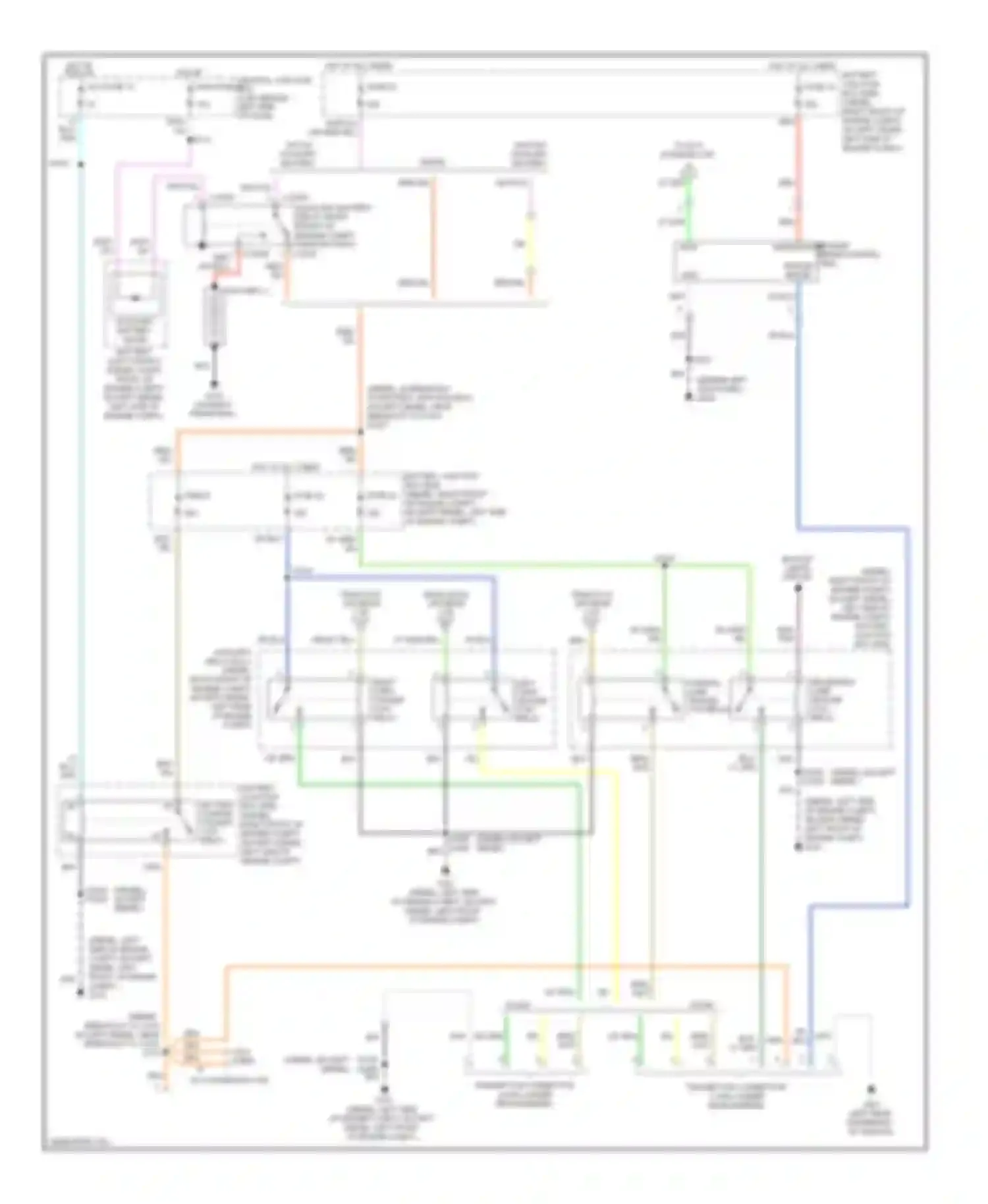 Wiring diagram reversing lamp trailer tow relay for Ford Econoline E150  (1997-2012) (2 of 9)