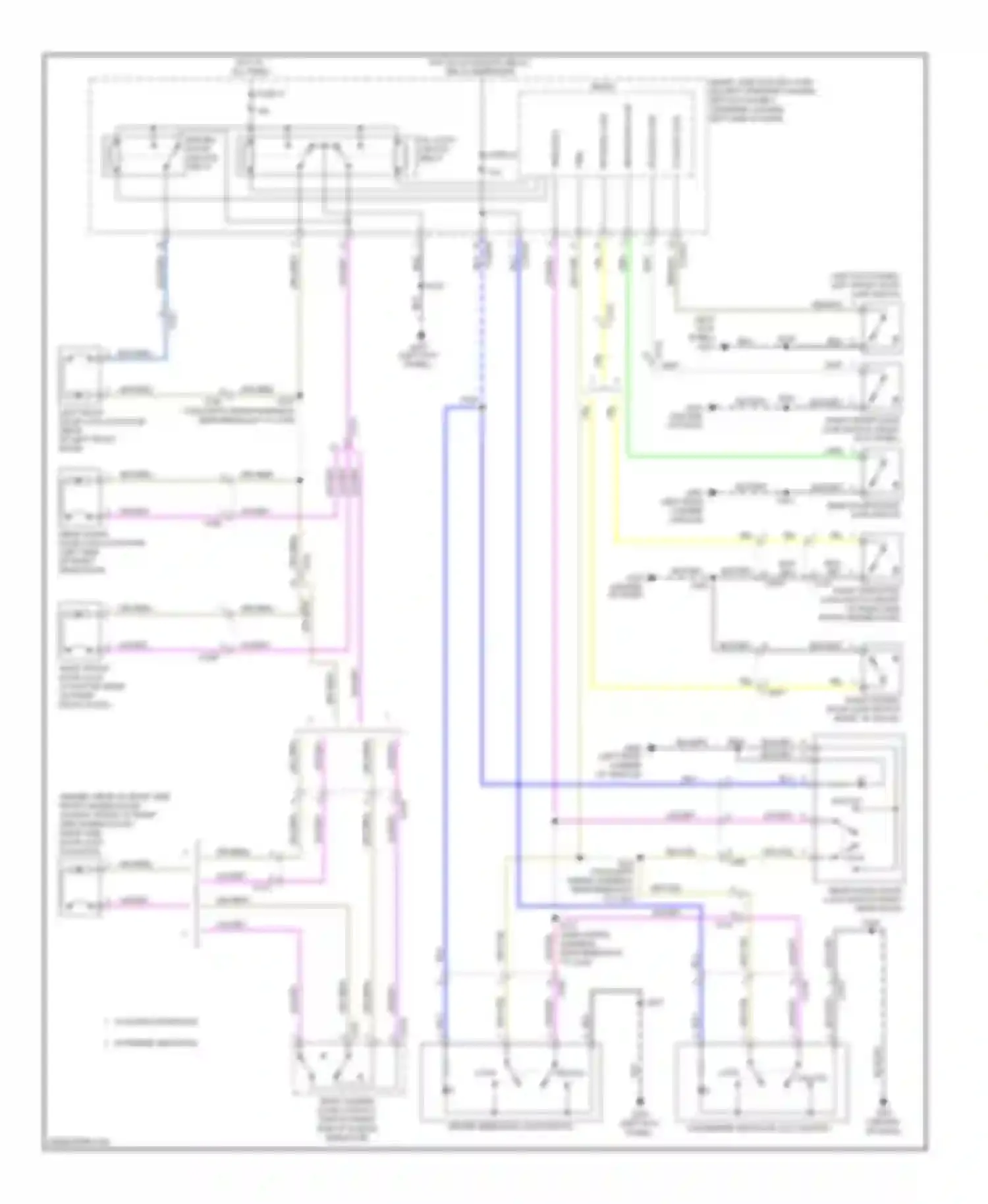 Wiring diagram rf door ajar for Ford Econoline E150  (1997-2012) (2 of 4)