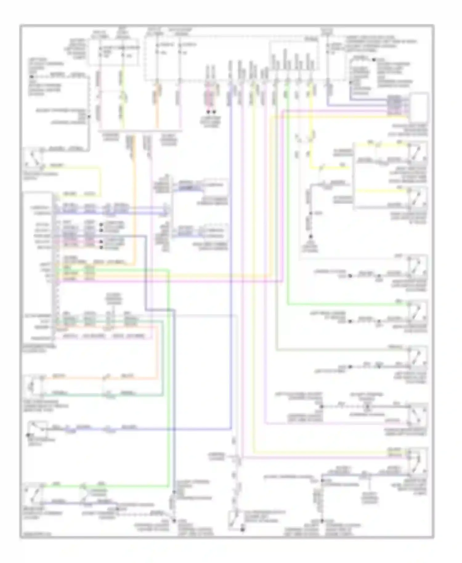 Wiring diagram rr door ajar for Ford Econoline E150  (1997-2012) (3 of 4)