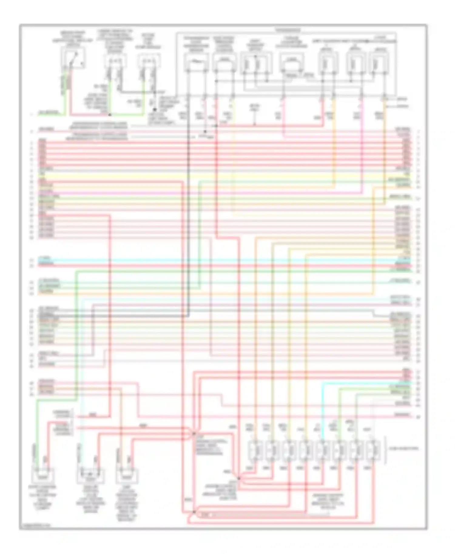 Wiring diagram stripped chassis for Ford Econoline E150  (1997-2012) (10 of 57)