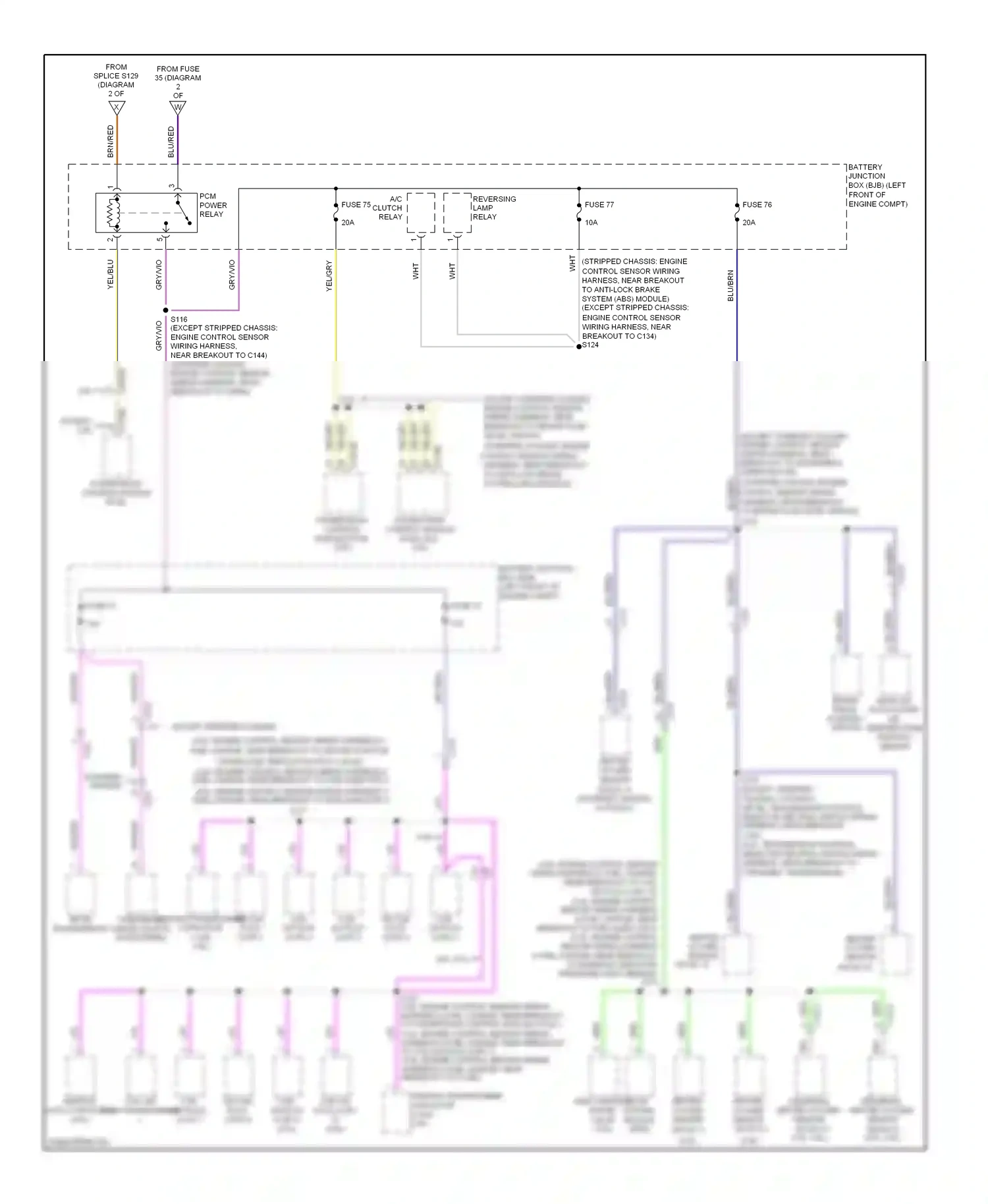 Ford Econoline E150  (1997-2012) vio wiring diagram  (90 of 92)