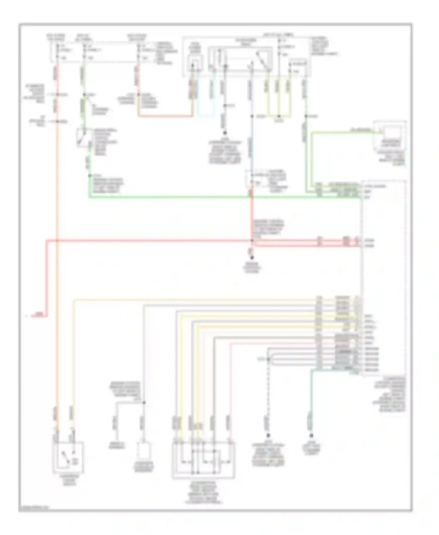 Wiring diagram w/ stripped chassis for Ford Econoline E150  (1997-2012) (4 of 6)