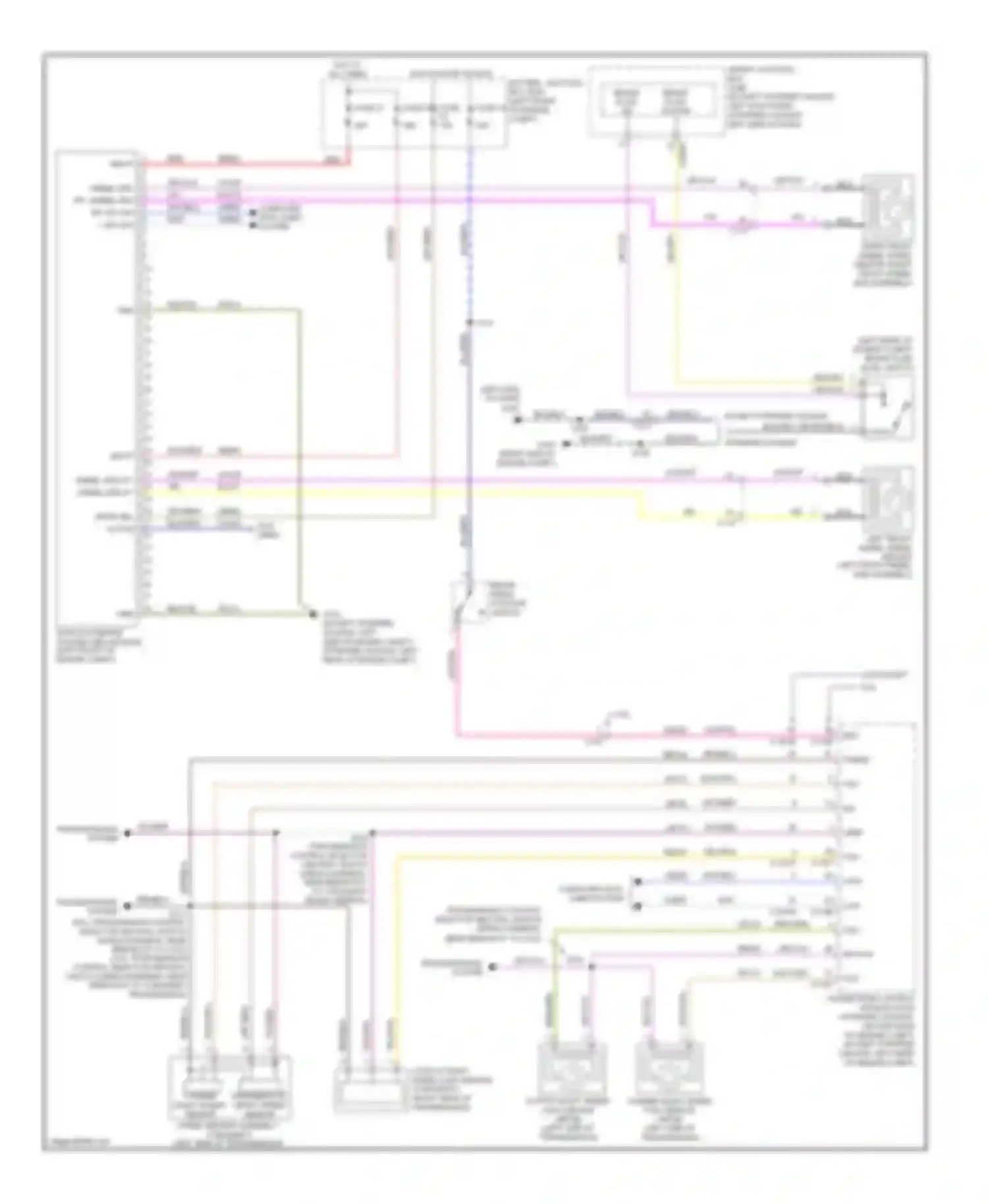 Econoline E250 Ford  (1997-2012): Anti-lock brakes circuit, without stability assist