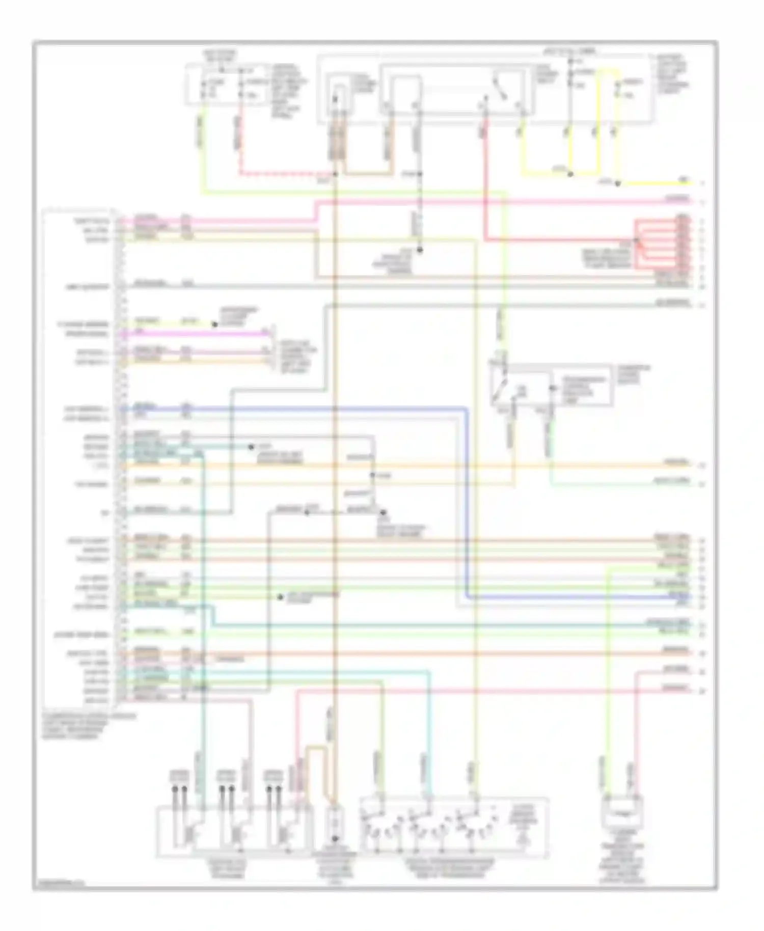 Econoline E250 Ford  (1997-2012): Wiring diagram engine performance 4.2l (1 of 4)