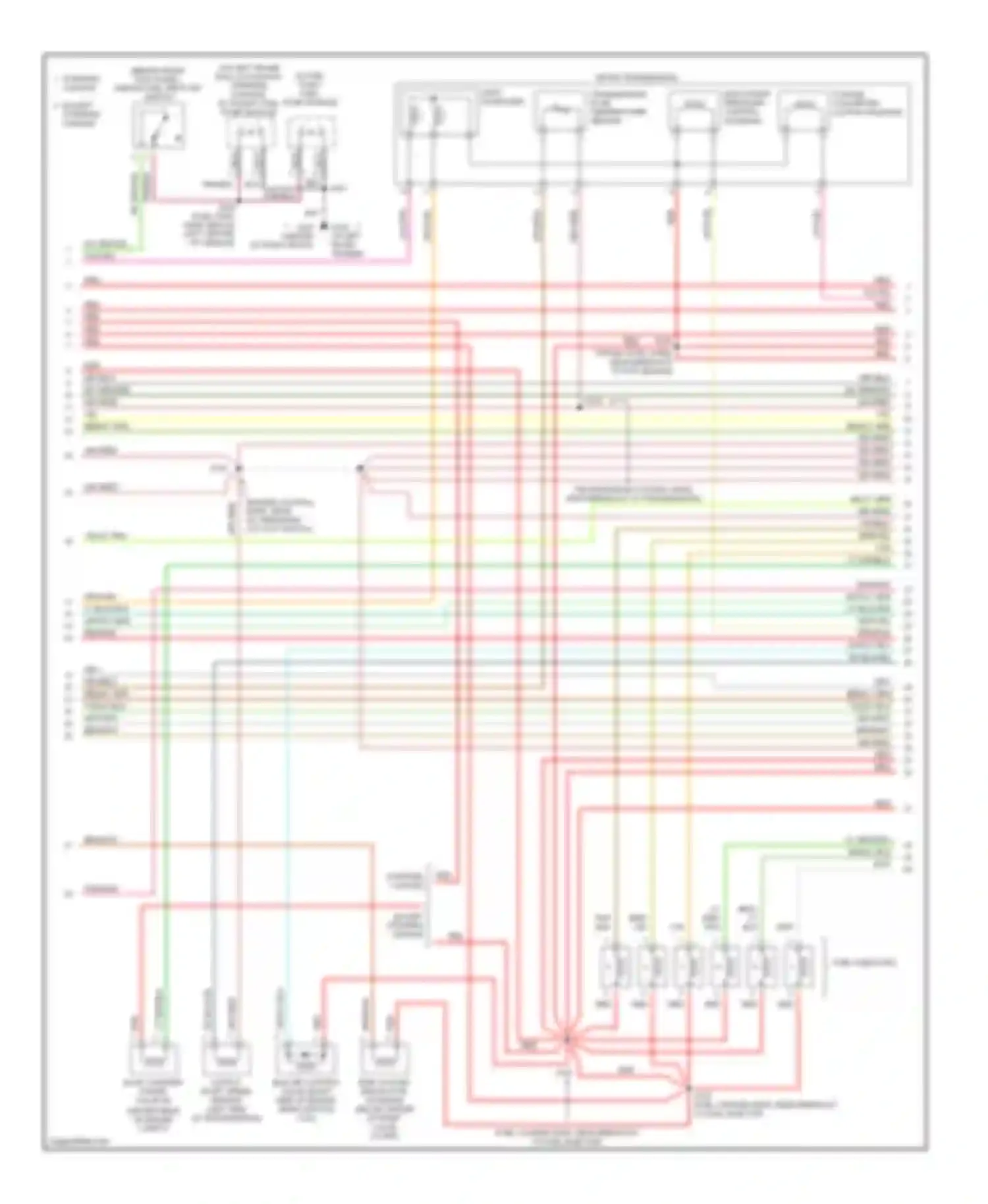 Econoline E250 Ford  (1997-2012): Wiring diagram engine performance 4.2ls (3 of 4)