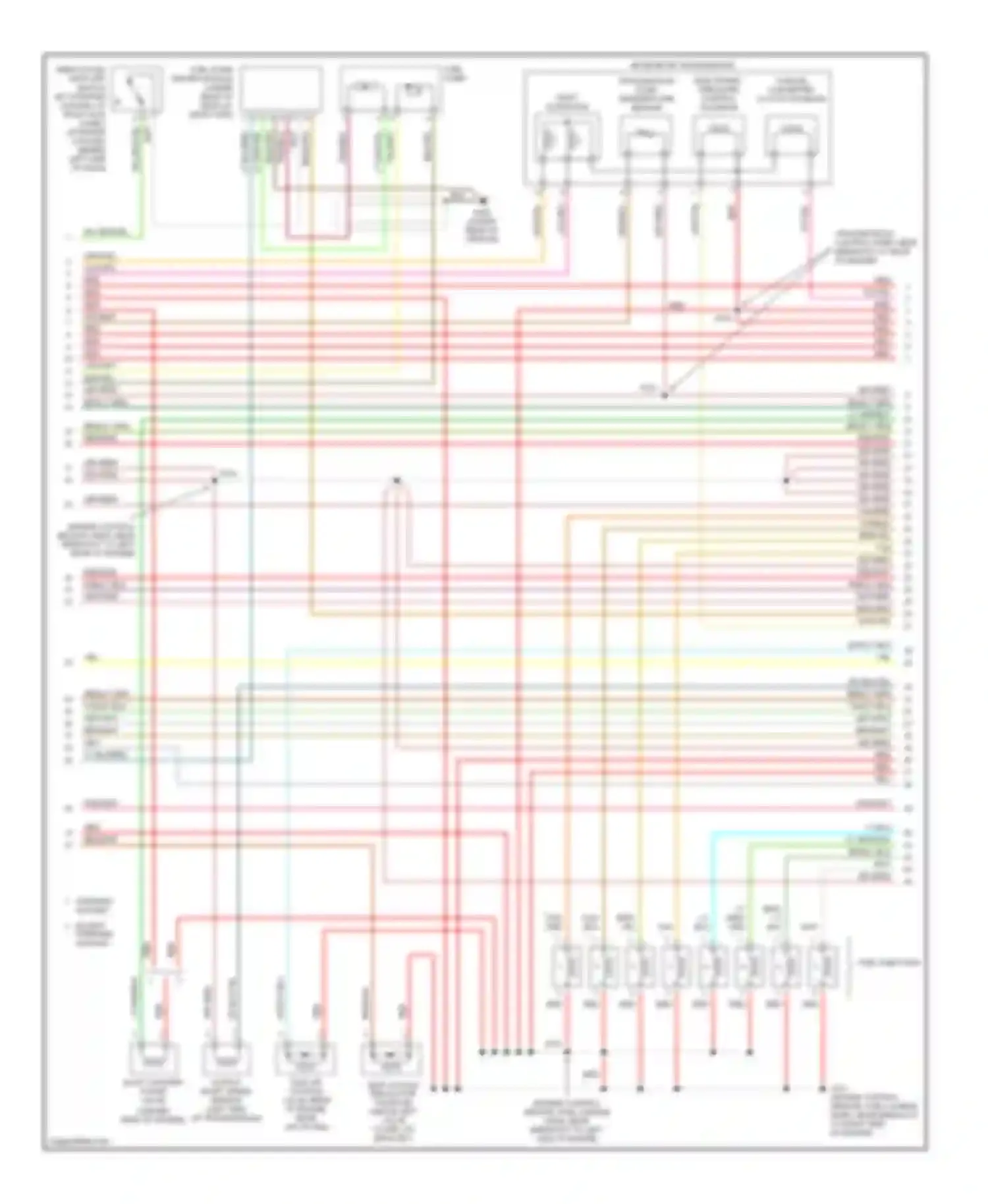 Econoline E250 Ford  (1997-2012): Wiring diagram engine performance 4.6l (3 of 4)