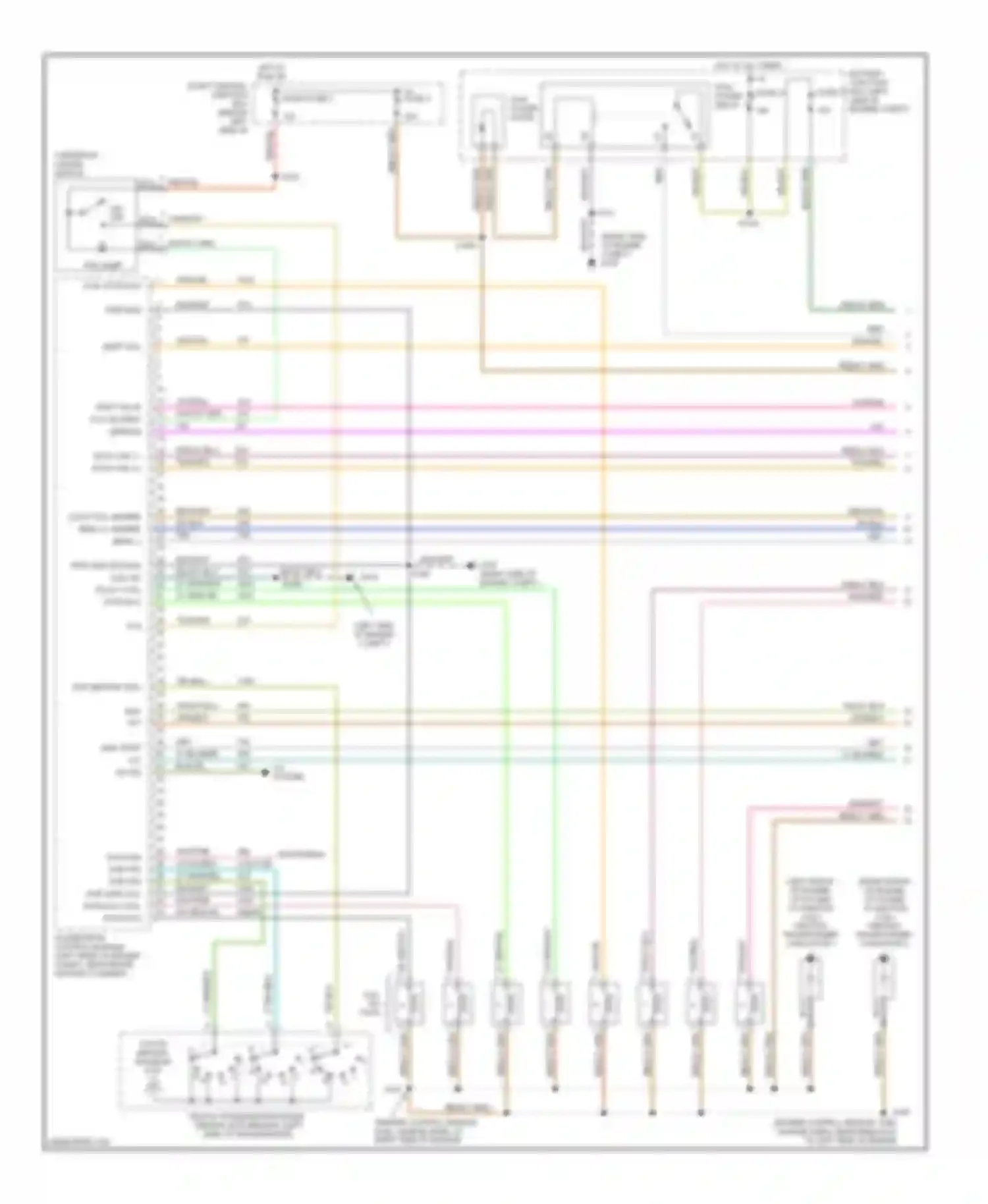 Econoline E250 Ford  (1997-2012): Wiring diagram engine performance 5.4l cng (1 of 5)