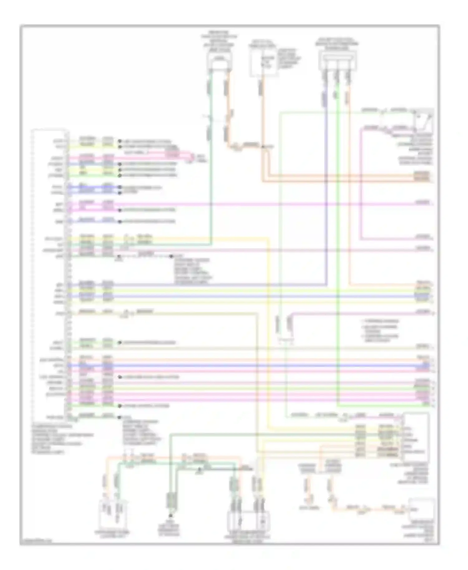 Econoline E250 Ford  (1997-2012): Wiring diagram engine performance 5.4l, without torqshift (1 of 5)