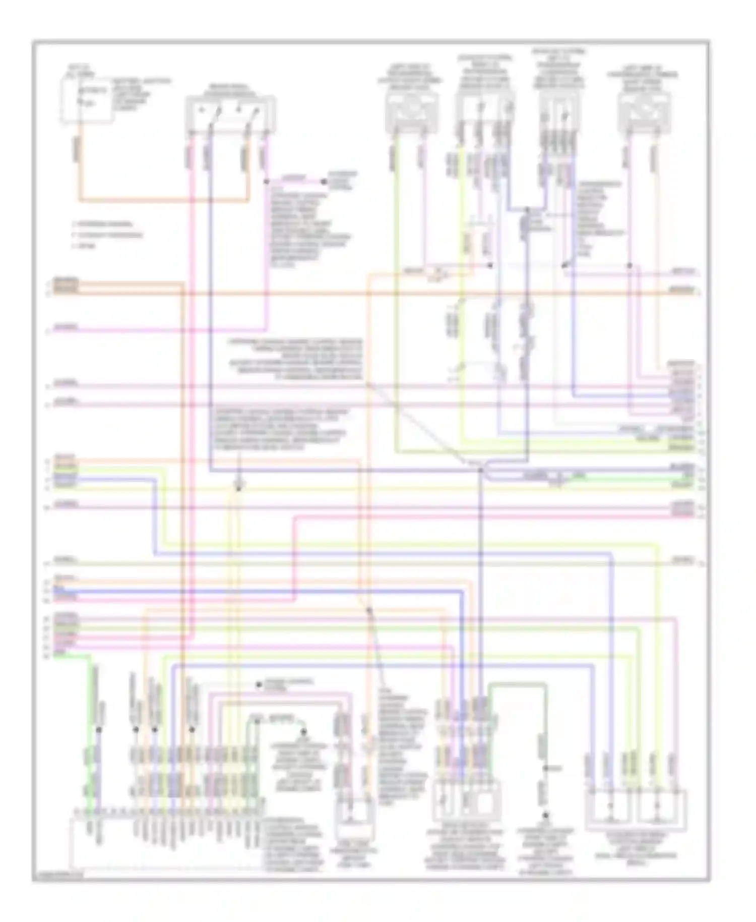 Econoline E250 Ford  (1997-2012): Wiring diagram engine performance 5.4l, without torqshift (2 of 5)