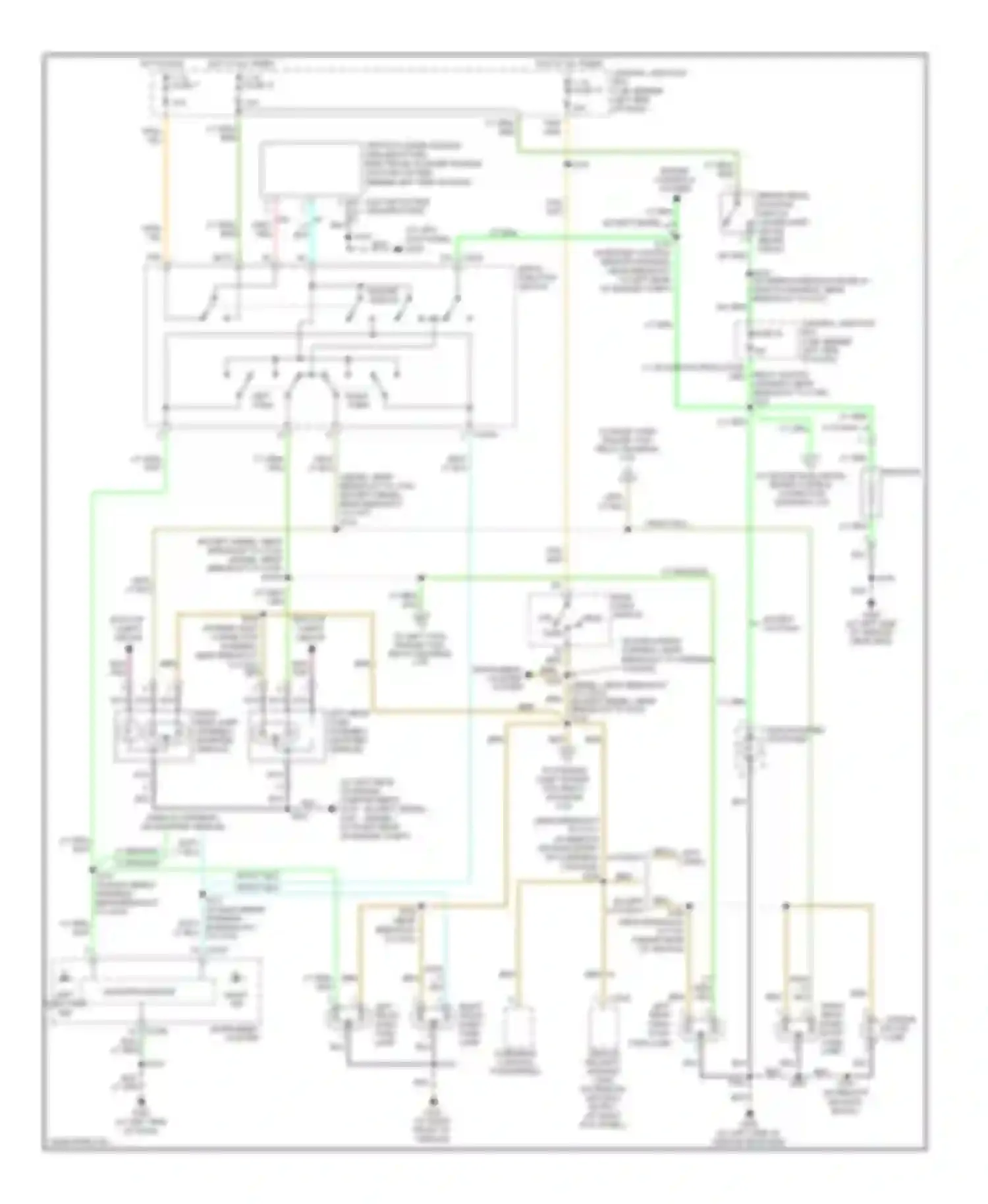 Econoline E250 Ford  (1997-2012): Exterior lamps circuit (1 of 2)