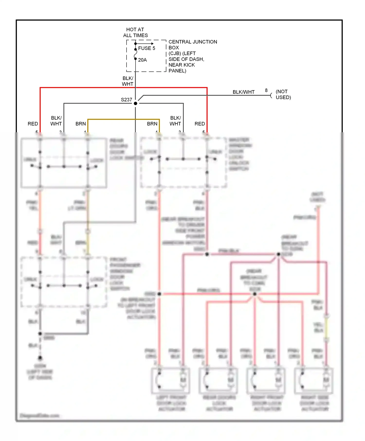 Ford Econoline E250  (1997-2012) blk wiring diagram  (136 of 243)