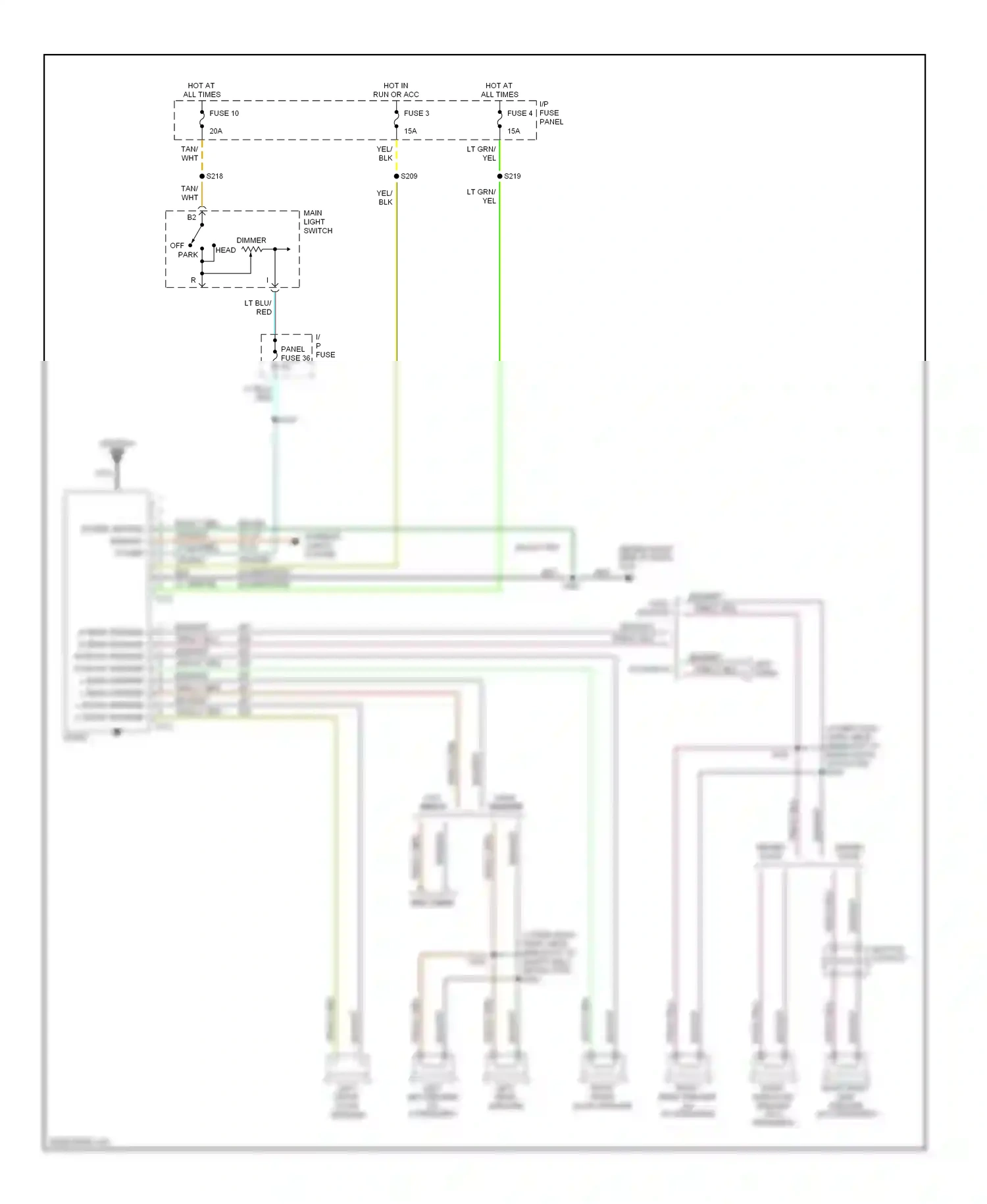 Ford Econoline E250  (1997-2012) blk wiring diagram  (38 of 243)