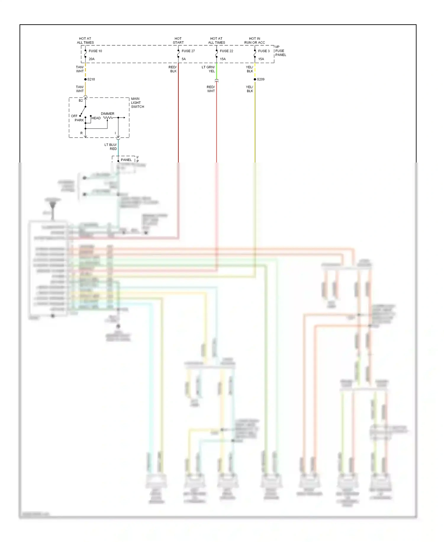 Ford Econoline E250  (1997-2012) blk wiring diagram  (58 of 243)