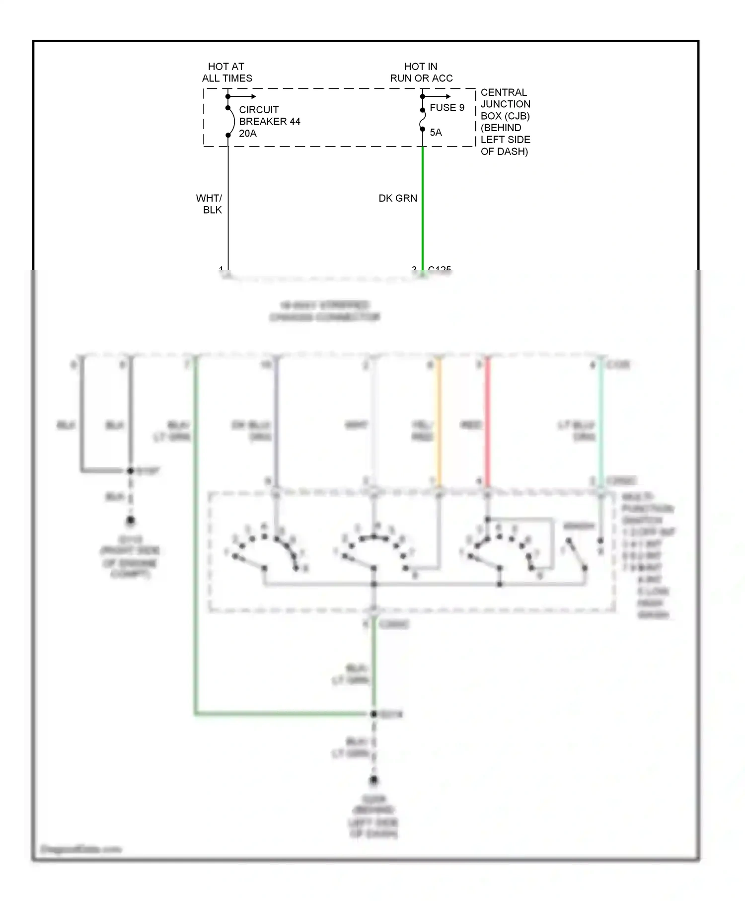 Ford Econoline E250  (1997-2012) blk wiring diagram  (170 of 243)