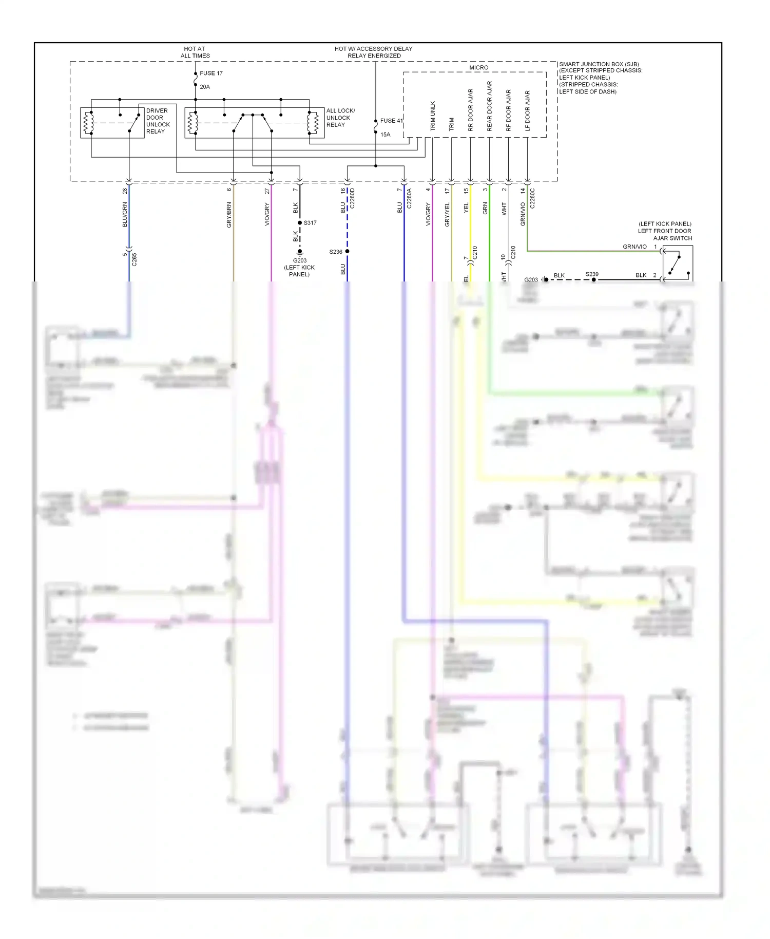 Ford Econoline E250  (1997-2012) blk wiring diagram  (227 of 243)