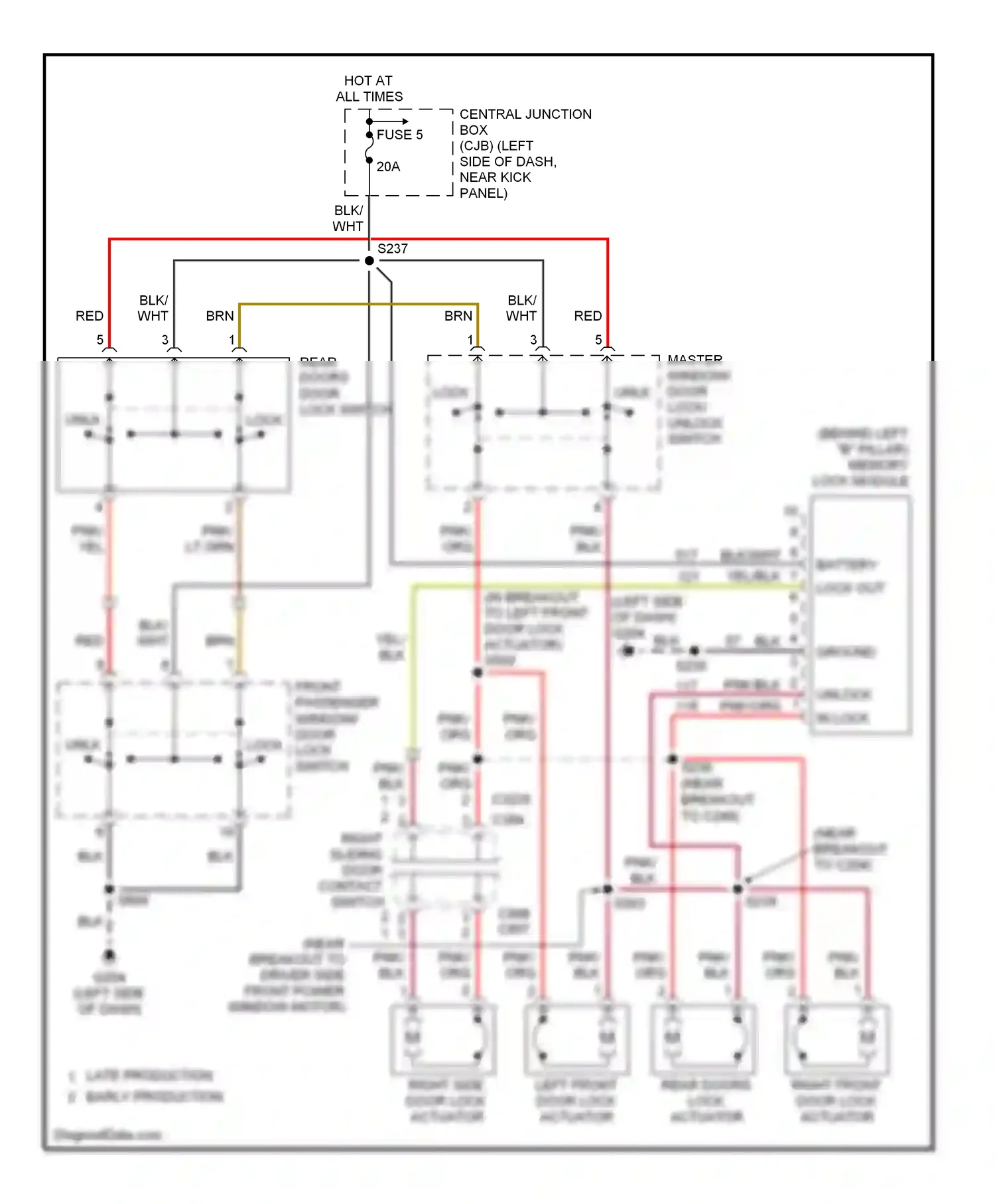 Ford Econoline E250  (1997-2012) blk wiring diagram  (137 of 243)