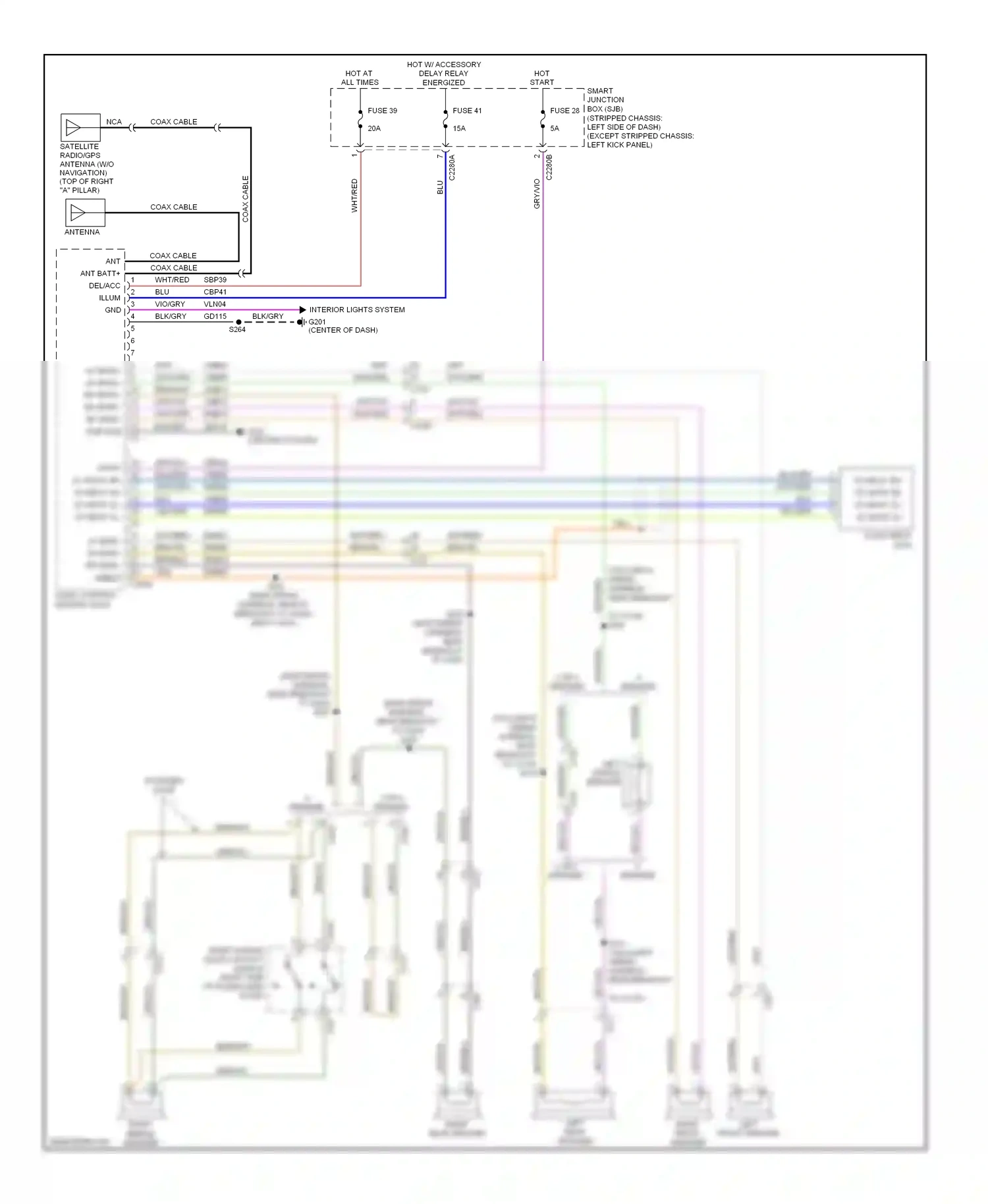 Ford Econoline E250  (1997-2012) blu/grn wiring diagram  (21 of 32)