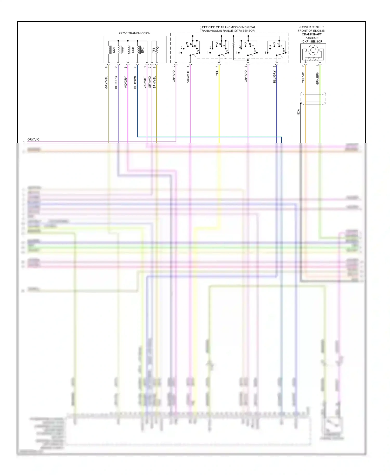 Ford Econoline E250  (1997-2012) blu/gry wiring diagram  (15 of 28)