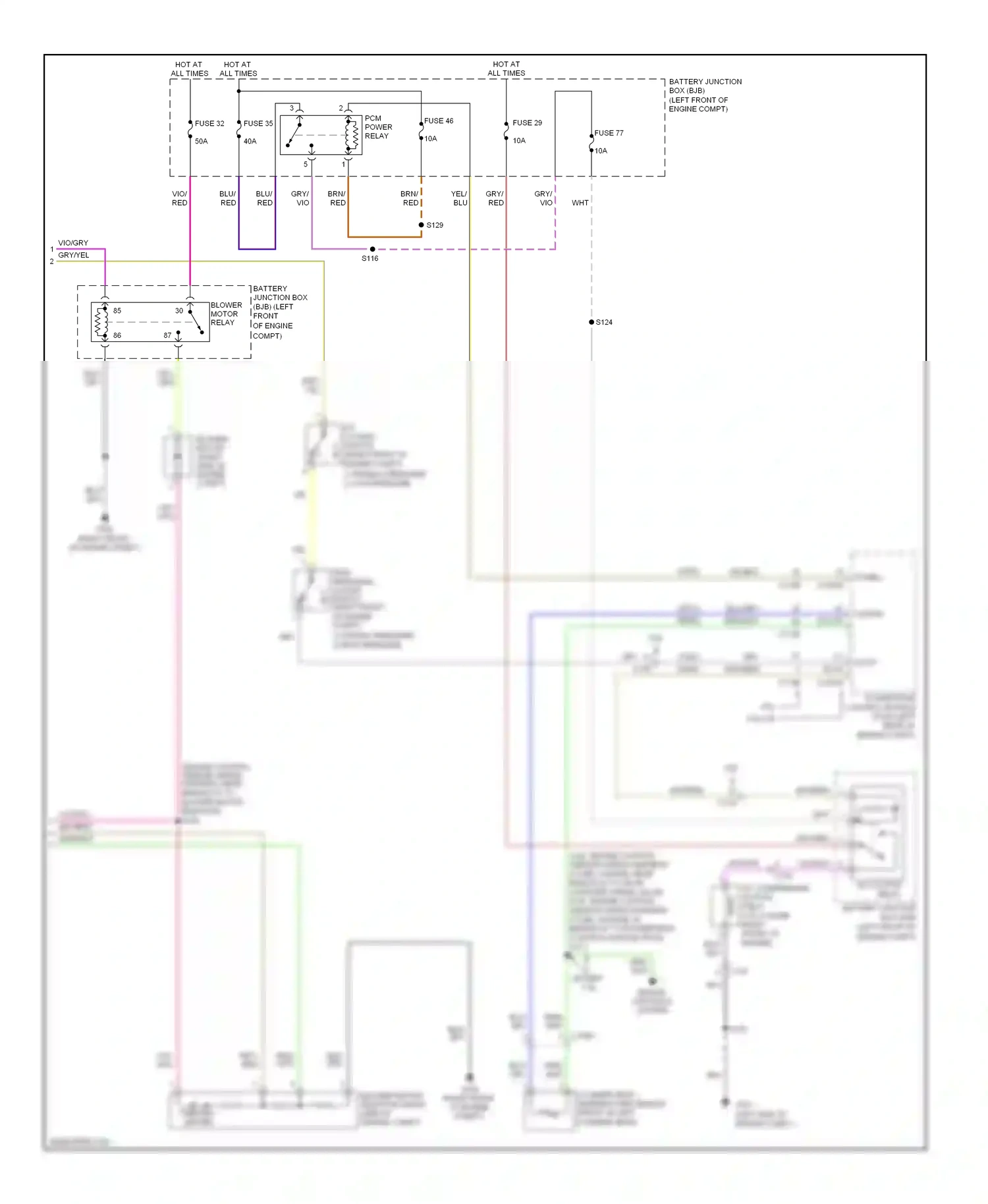 Ford Econoline E250  (1997-2012) blu/gry wiring diagram  (6 of 28)