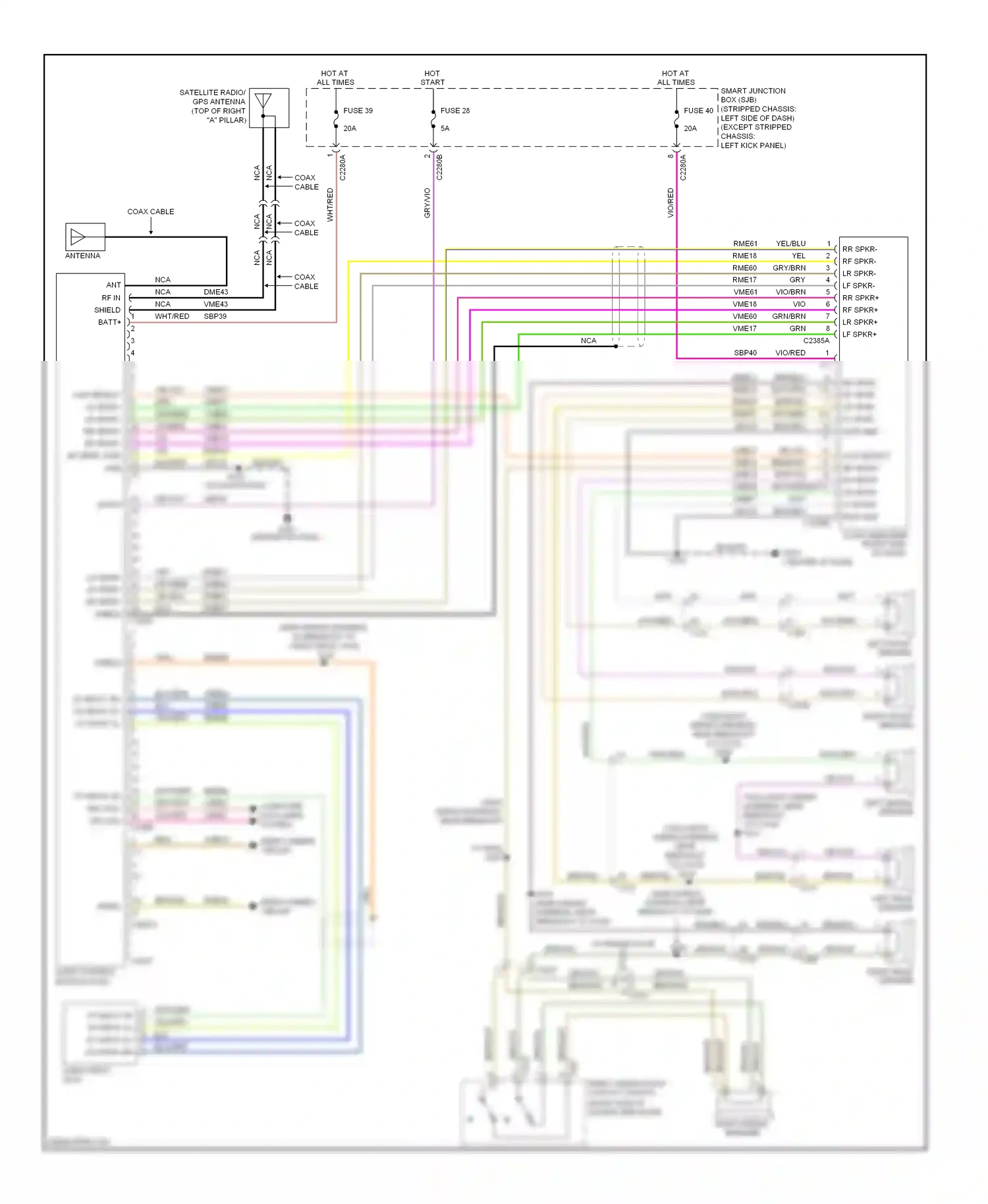 Ford Econoline E250  (1997-2012) breakout) wiring diagram  (3 of 5)