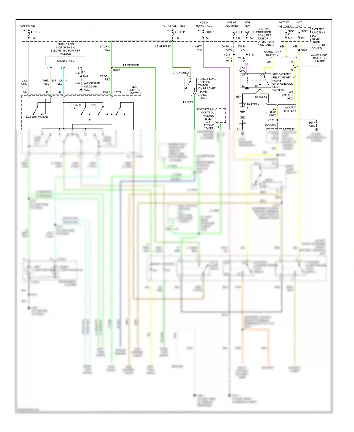 Ford Econoline E250  (1997-2012) brn wiring diagram  (49 of 109)