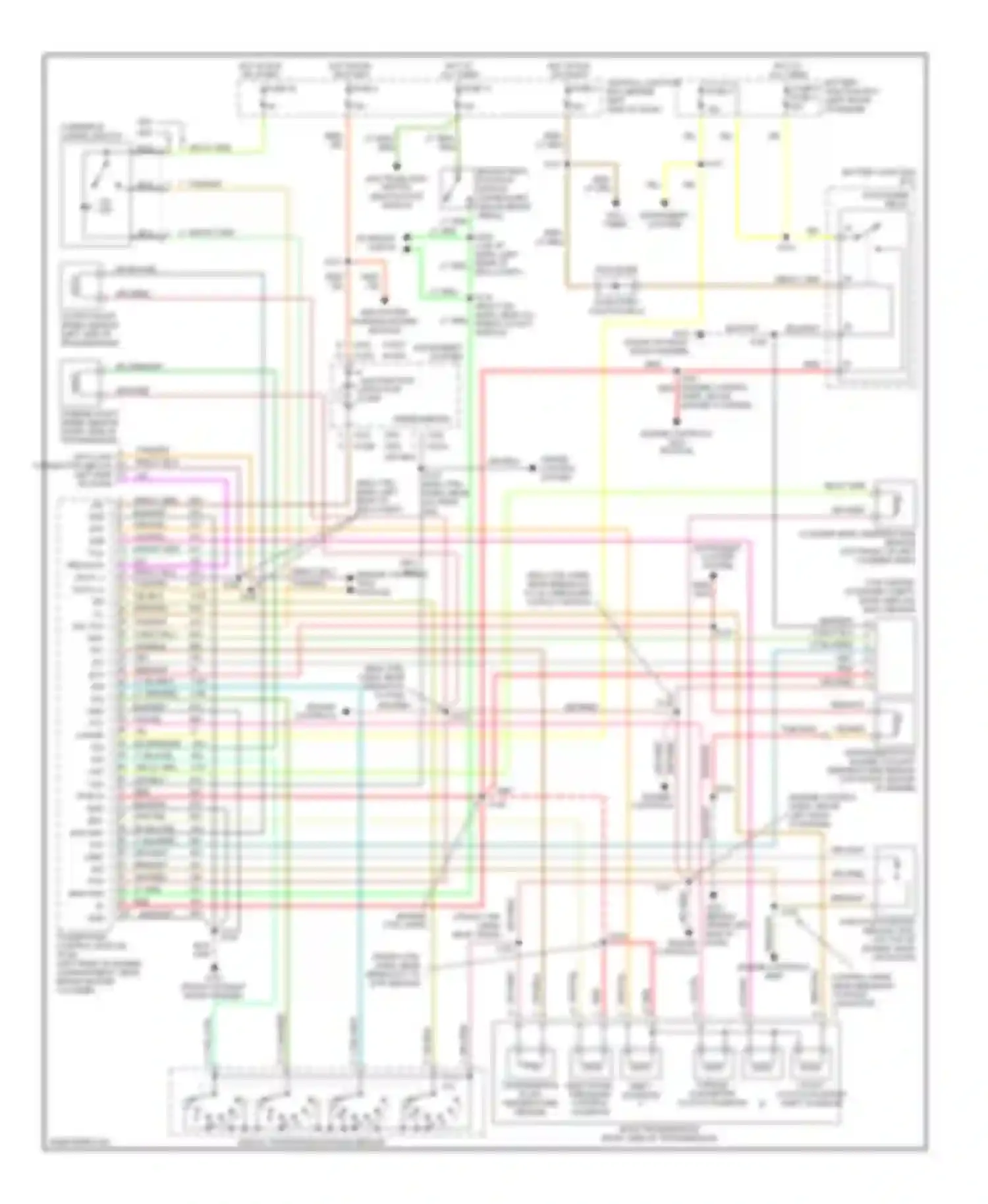 Wiring diagram cc sol tcs maf tft iat ect for Ford Econoline E250  (1997-2012) (1 of 2)