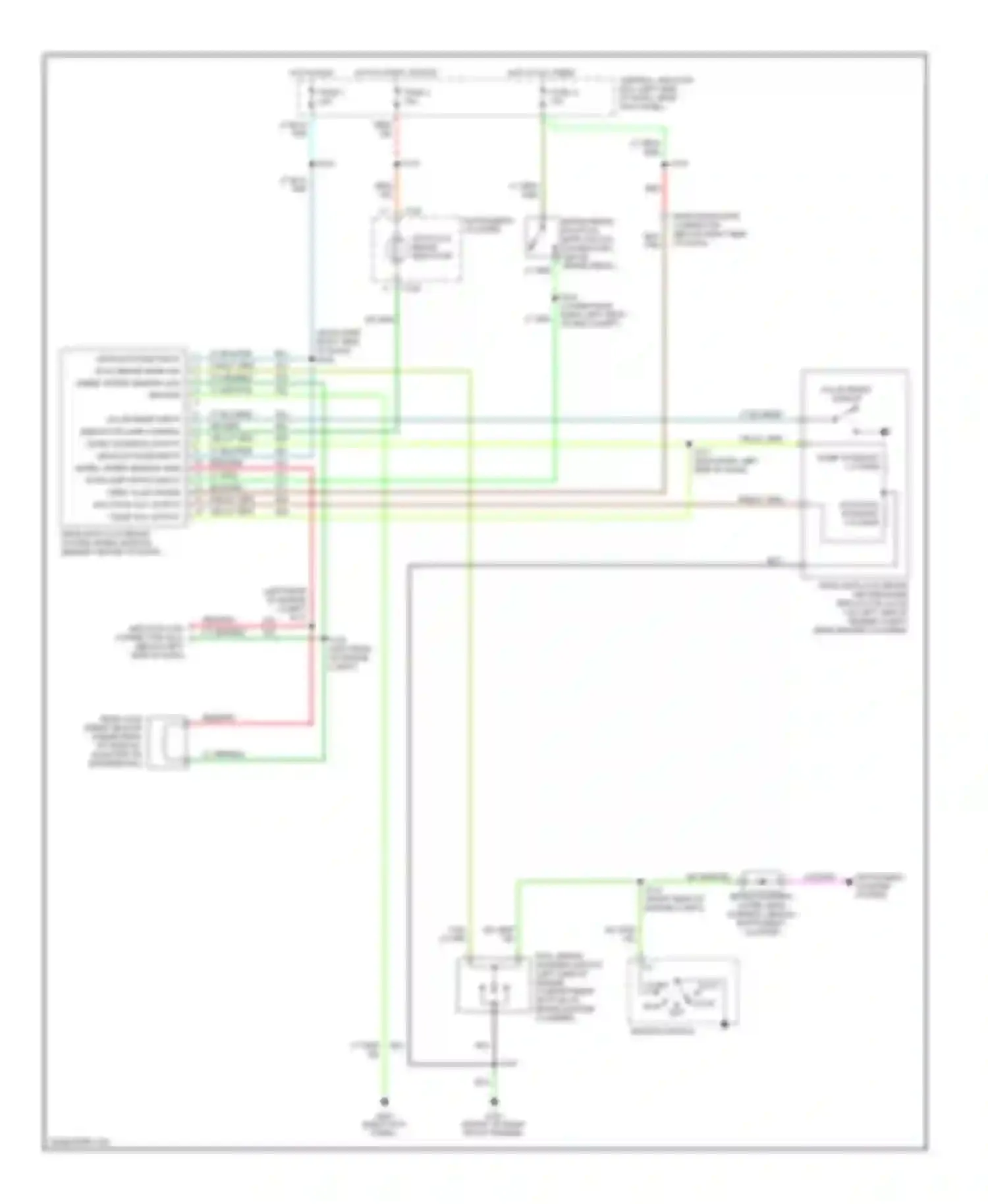 Wiring diagram central junction box left side of dash, near kick panel) for Ford Econoline E250  (1997-2012) (8 of 26)