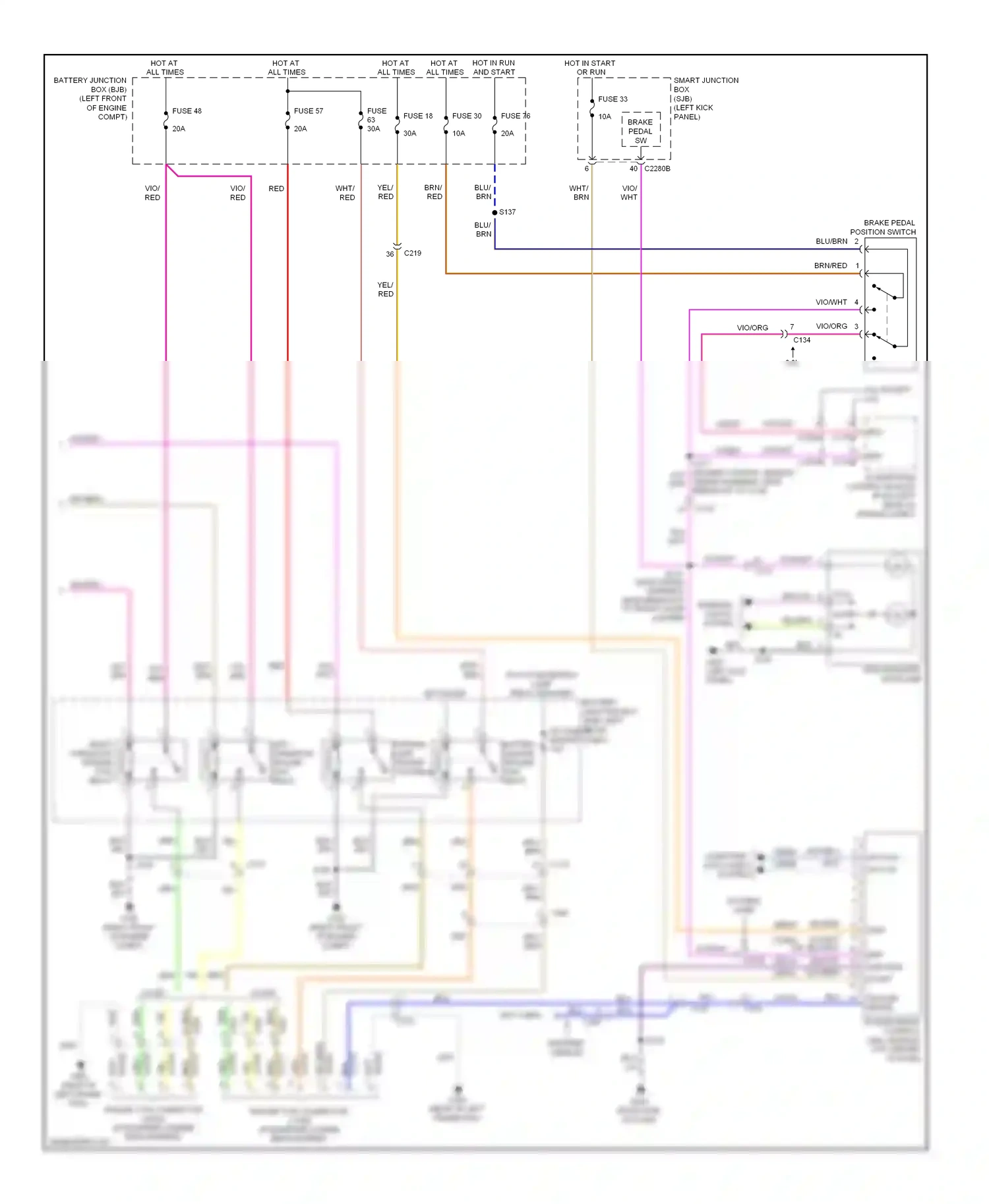 Ford Econoline E250  (1997-2012) class i wiring diagram  (3 of 5)
