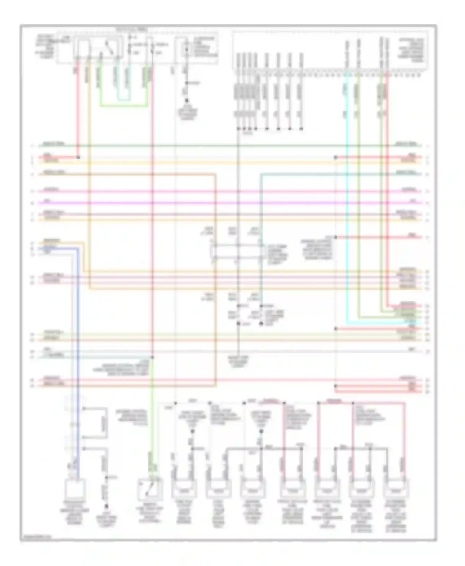 Wiring diagram (engine control sensor harn, near breakout for Ford Econoline E250  (1997-2012) (3 of 4)