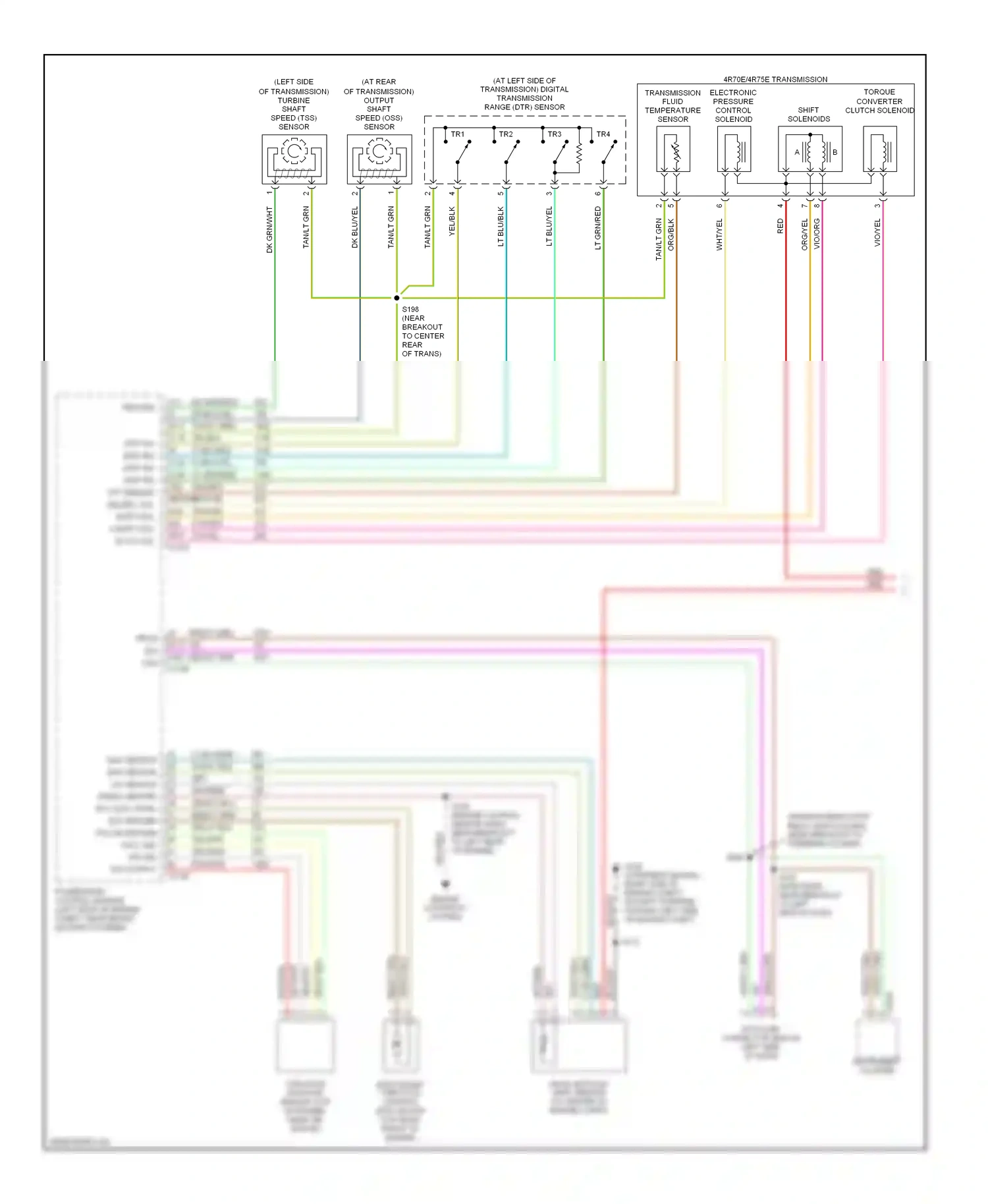 Ford Econoline E250  (1997-2012) engine controls system wiring diagram  (13 of 28)