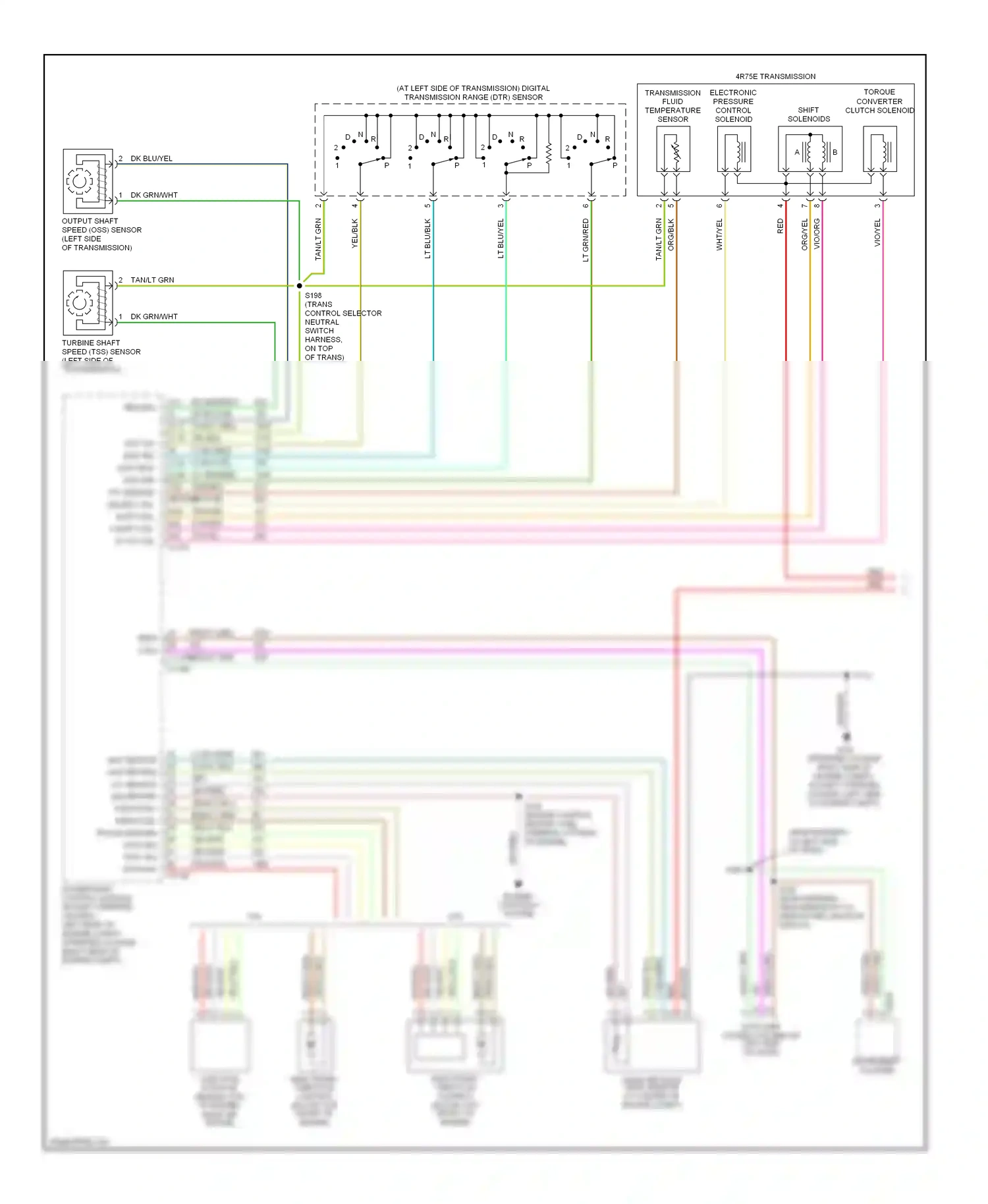 Ford Econoline E250  (1997-2012) engine controls system wiring diagram  (23 of 28)