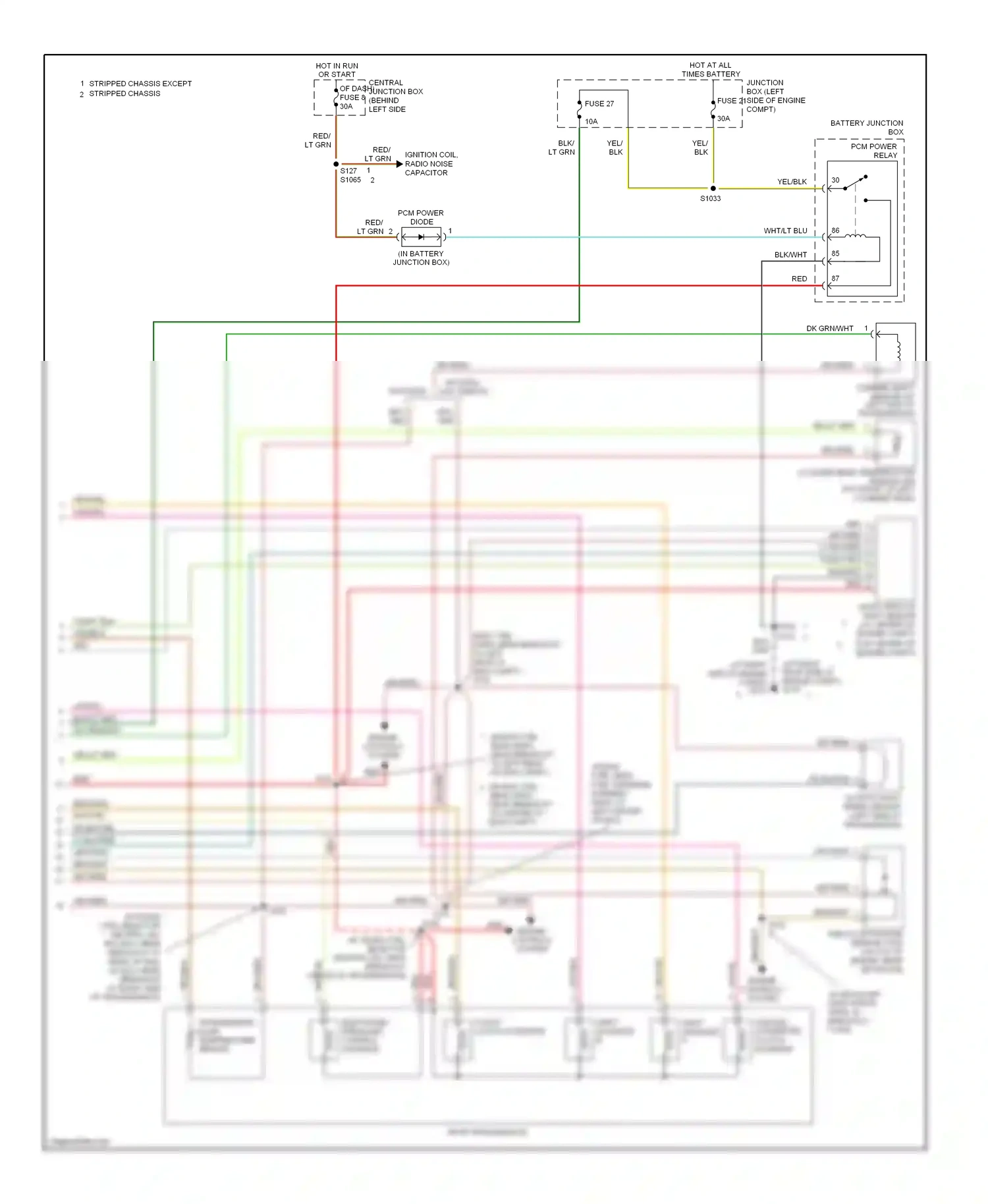 Ford Econoline E250  (1997-2012) engine controls system wiring diagram  (14 of 28)