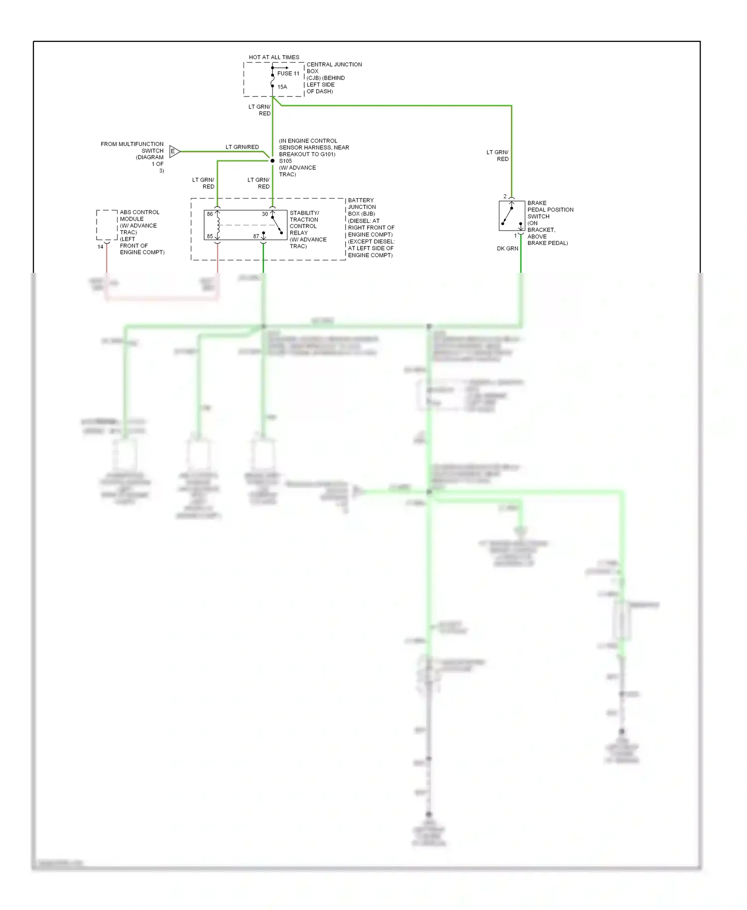 Ford Econoline E250  (1997-2012) except cutaway wiring diagram  (13 of 17)