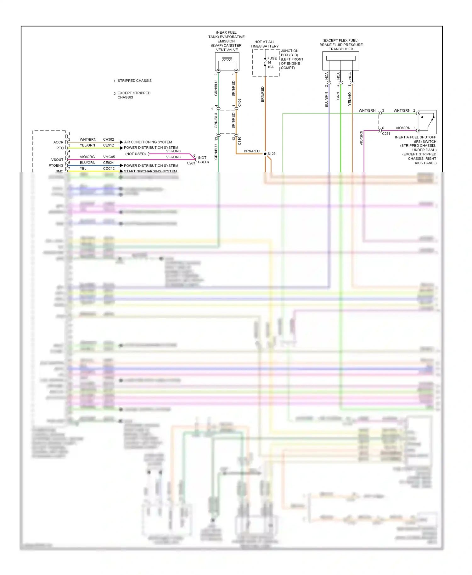 Ford Econoline E250  (1997-2012) except stripped chassis wiring diagram  (39 of 58)
