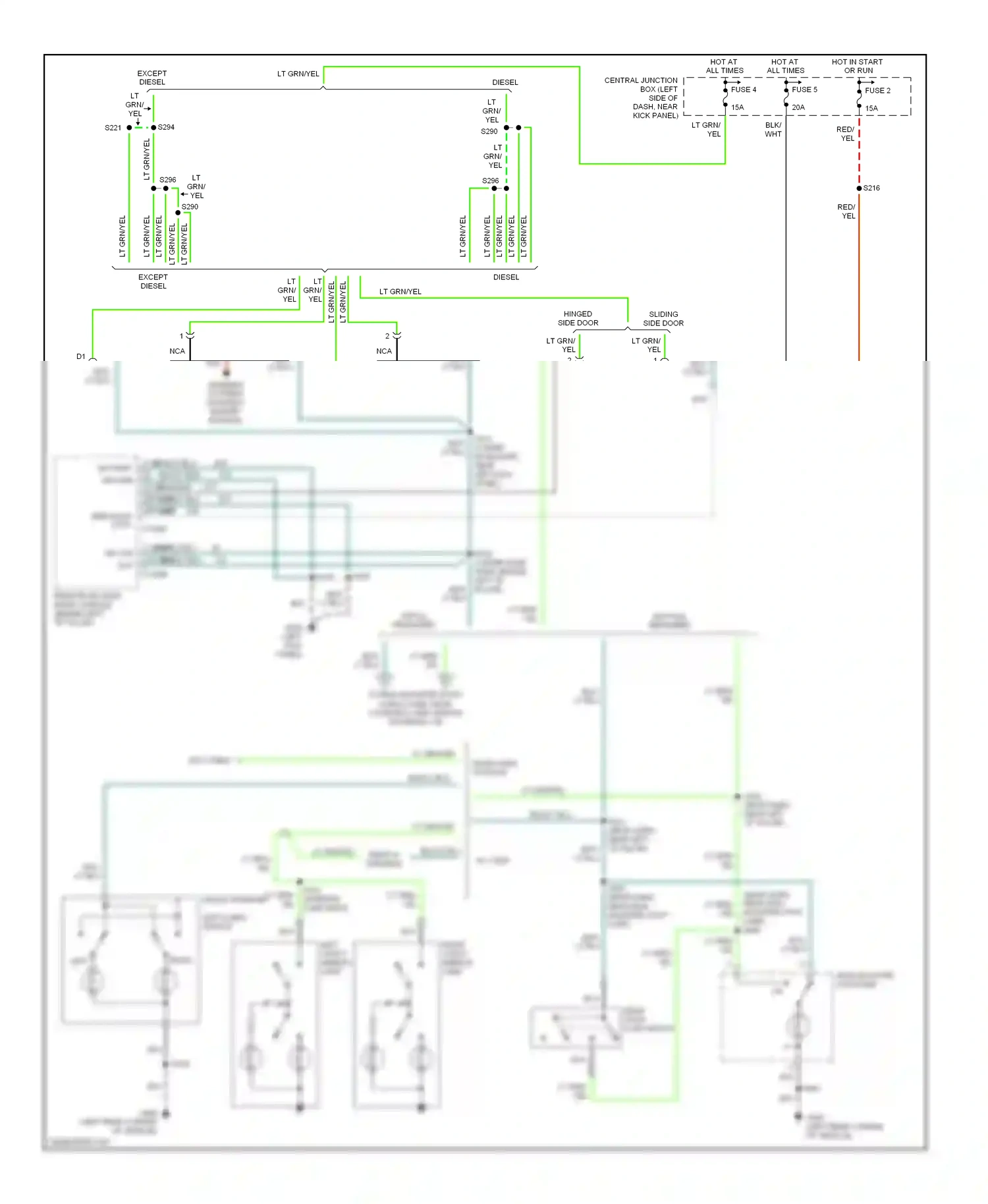 Ford Econoline E250  (1997-2012) fuse 2 wiring diagram  (18 of 35)
